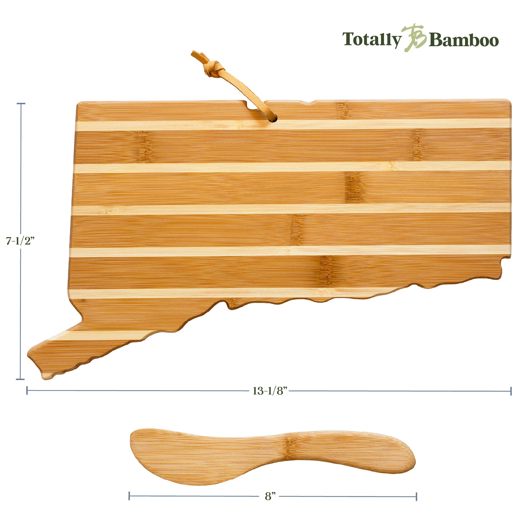 totally-bamboo-connecticut-serving-board-with-spreader-knife-gift-set image 6