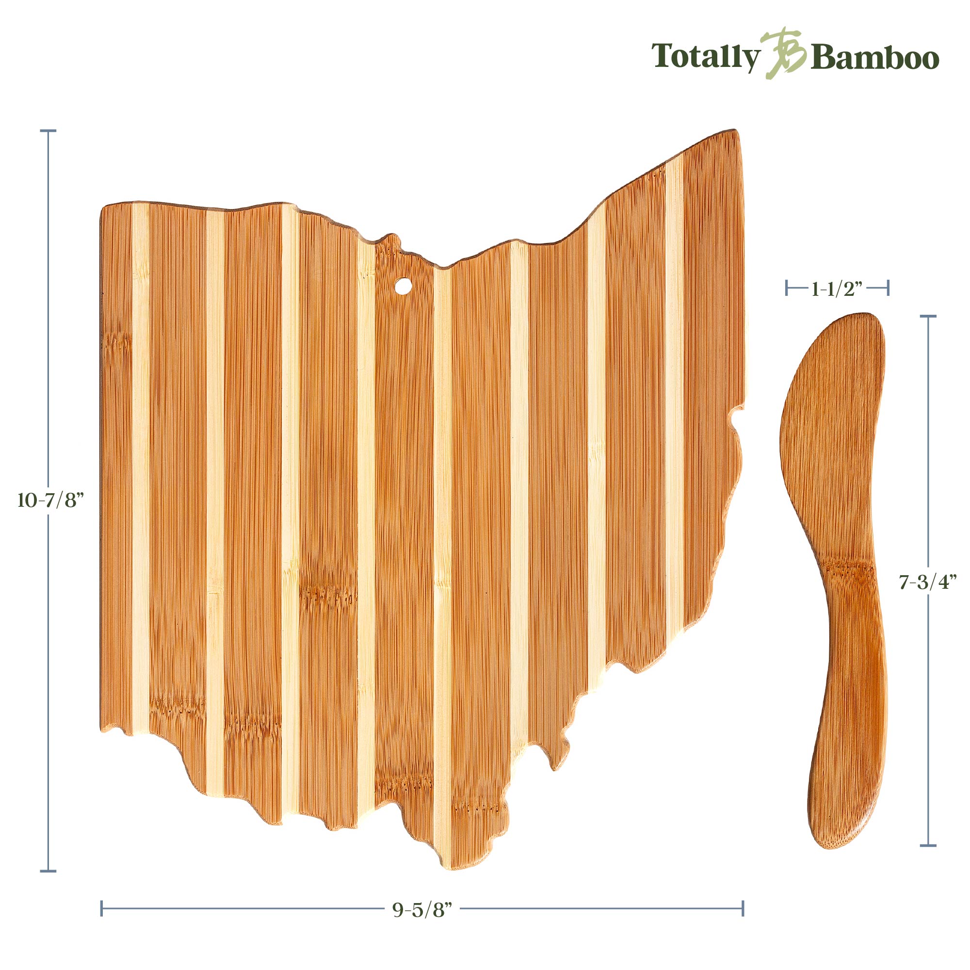 totally-bamboo-ohio-serving-board-with-spreader-knife-gift-set image 6
