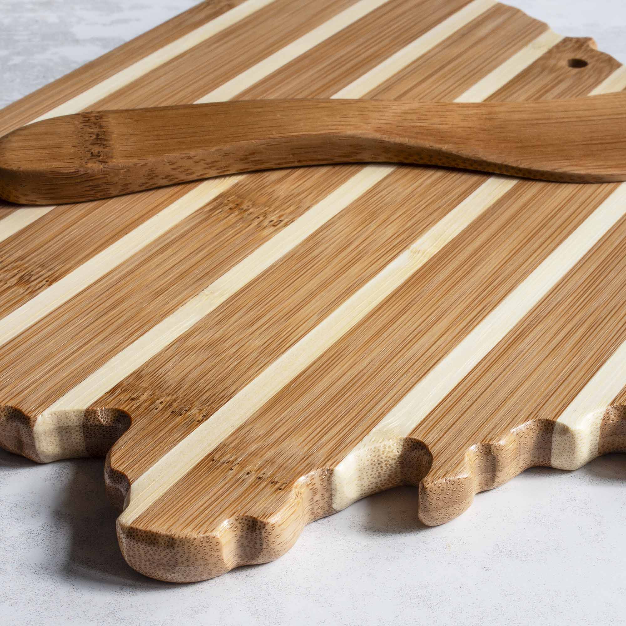 totally-bamboo-ohio-serving-board-with-spreader-knife-gift-set image 5