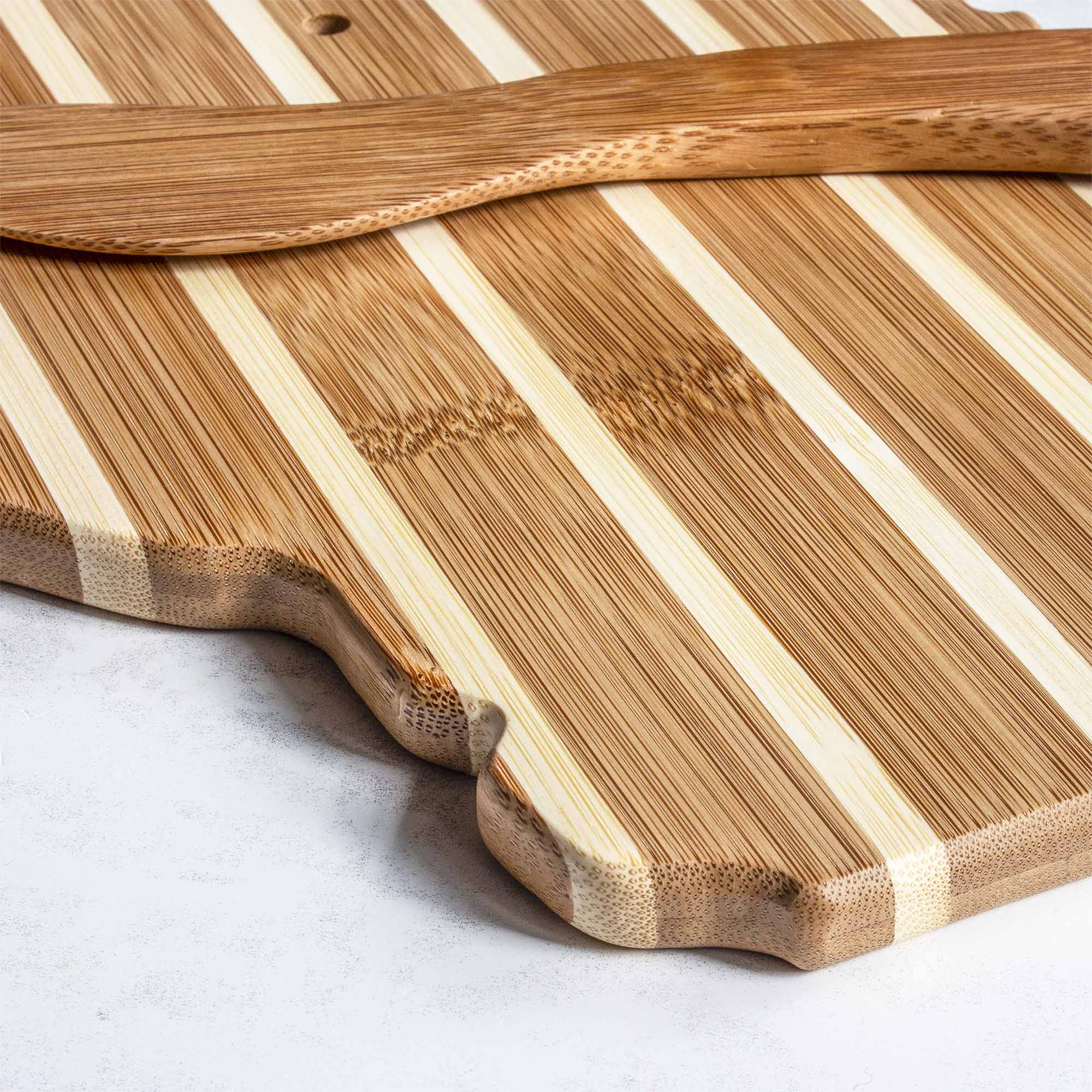 totally-bamboo-wisconsin-serving-board-with-spreader-knife-gift-set image 5
