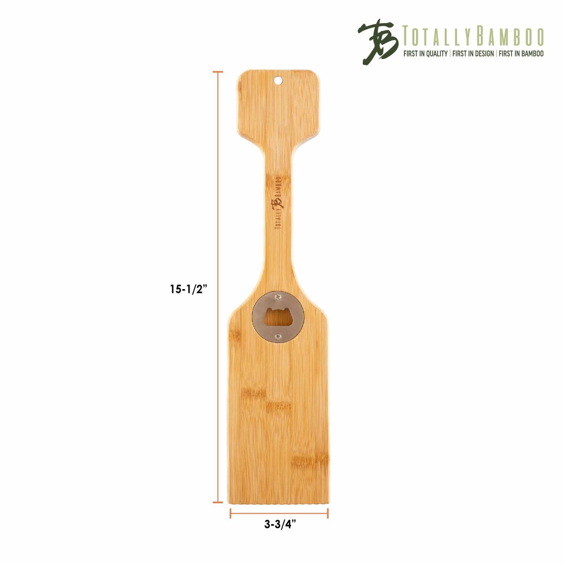 totally-bamboo-bristle-free-bbq-grill-scraper-with-bottle-opener image 7