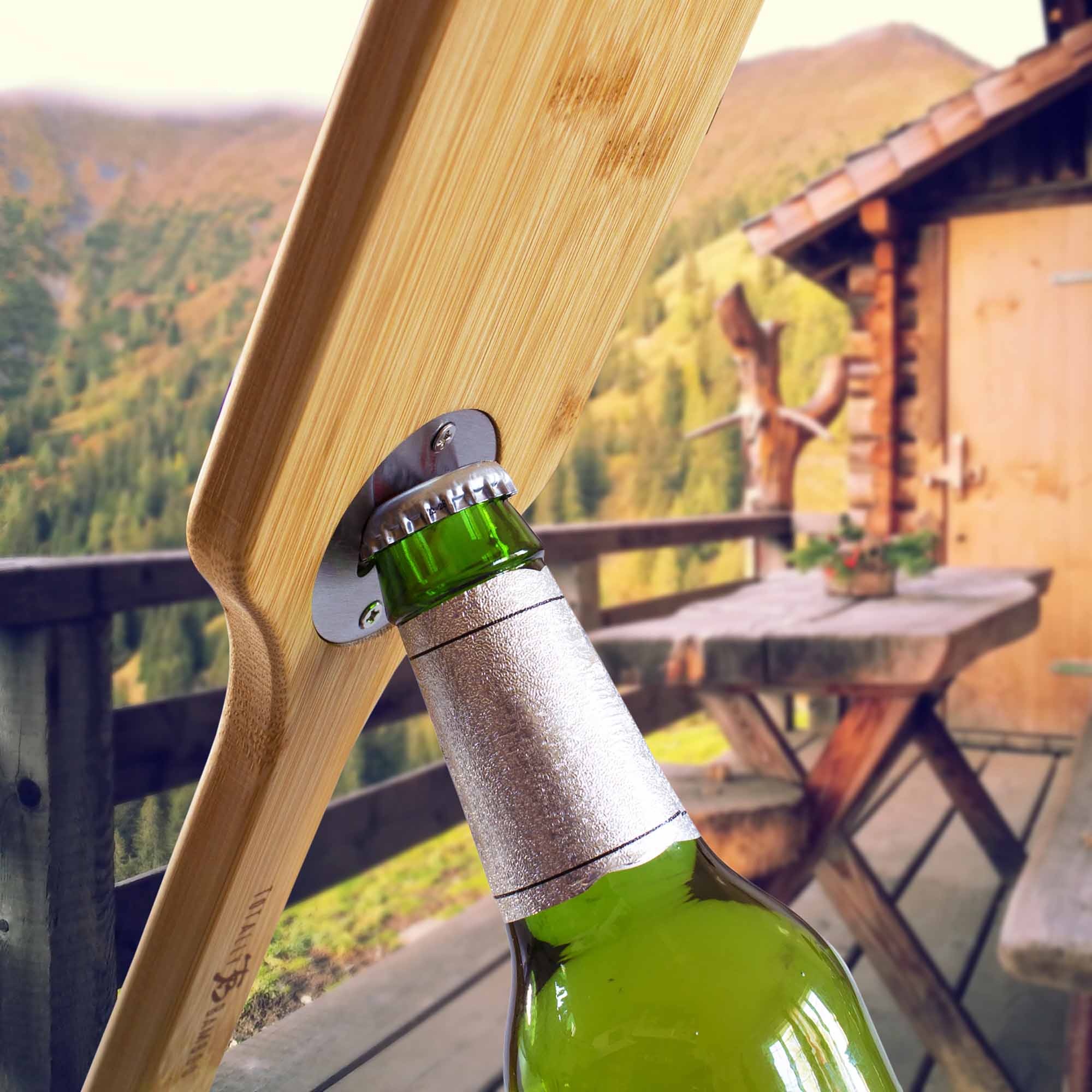 totally-bamboo-bristle-free-bbq-grill-scraper-with-bottle-opener image 3