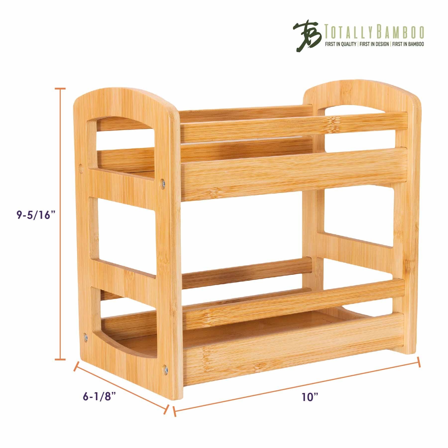 totally-bamboo-2-tier-spice-rack-bamboo-countertop-organizer image 6