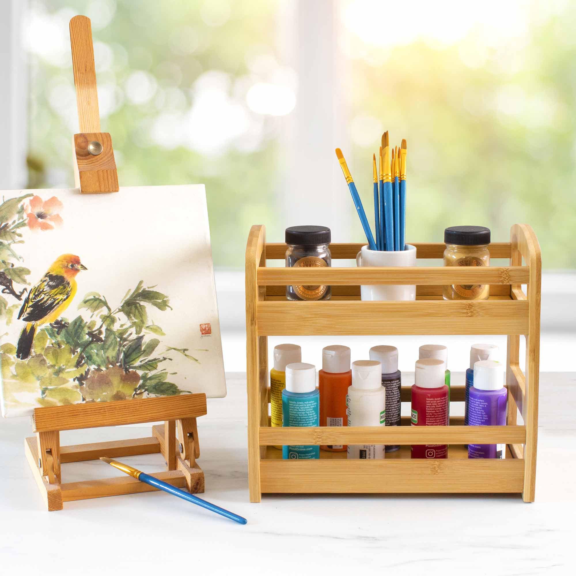 totally-bamboo-2-tier-spice-rack-bamboo-countertop-organizer image 3