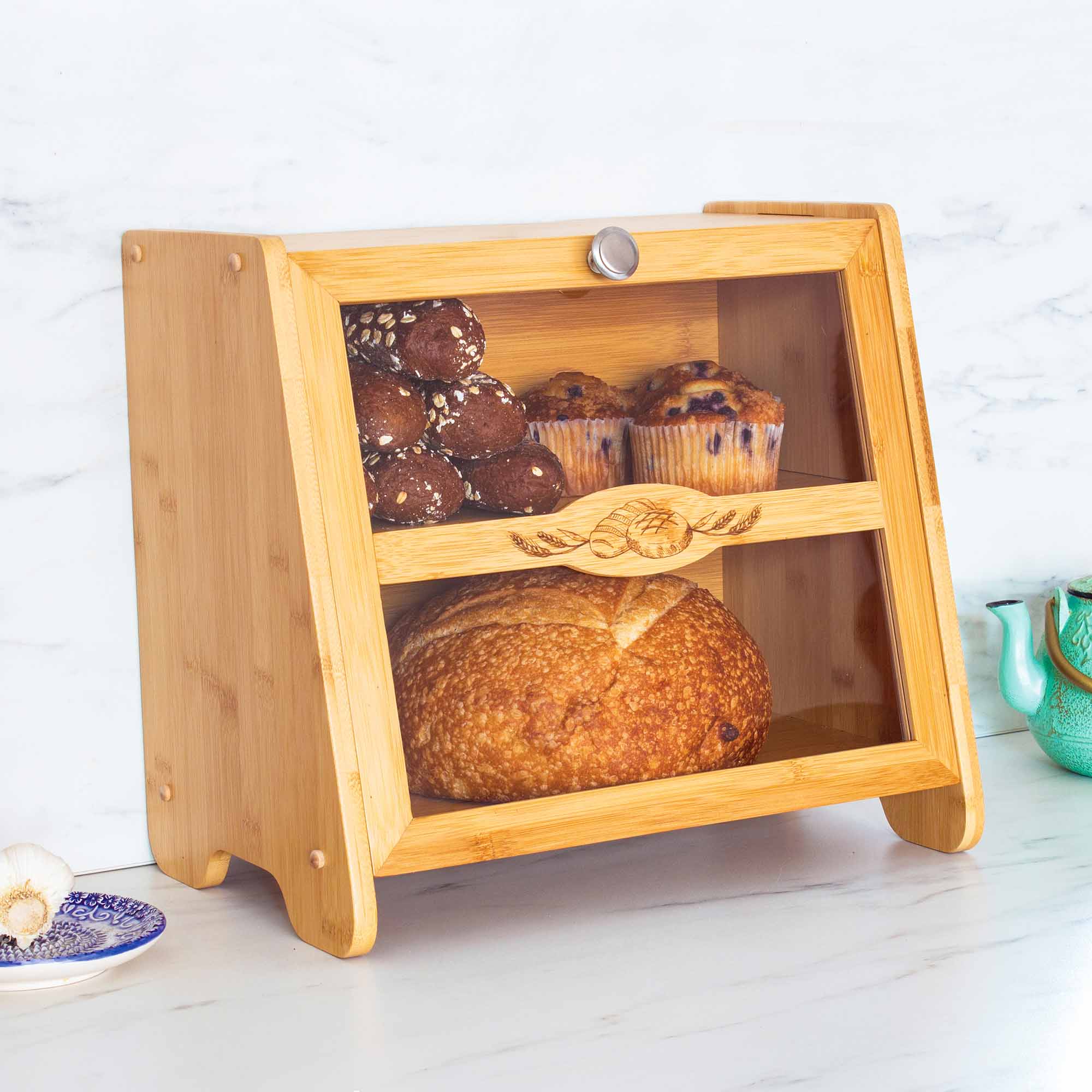 totally-bamboo-farmhouse-bread-box image 2