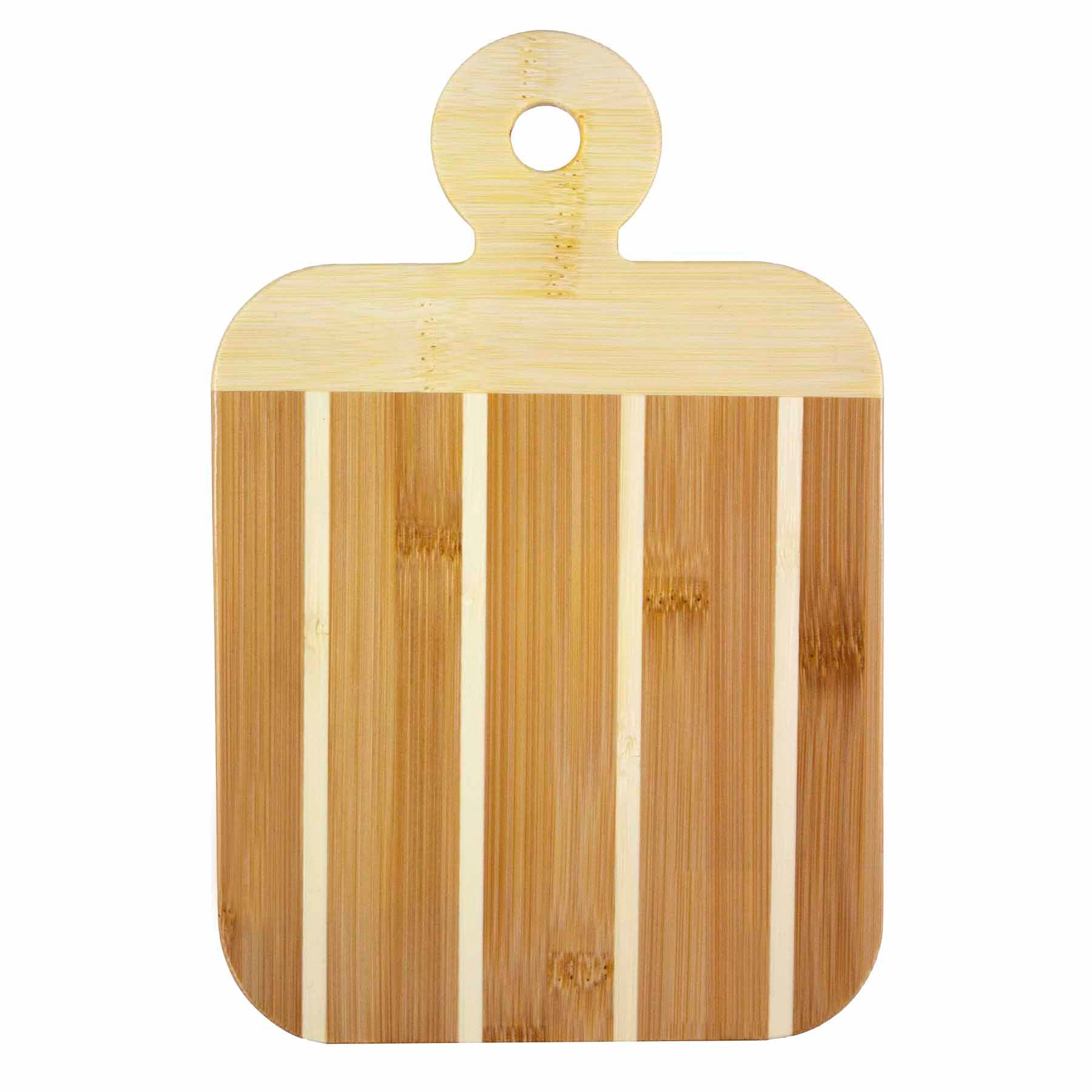 totally-bamboo-striped-small-paddle-serving-board-9-x-6 image 1