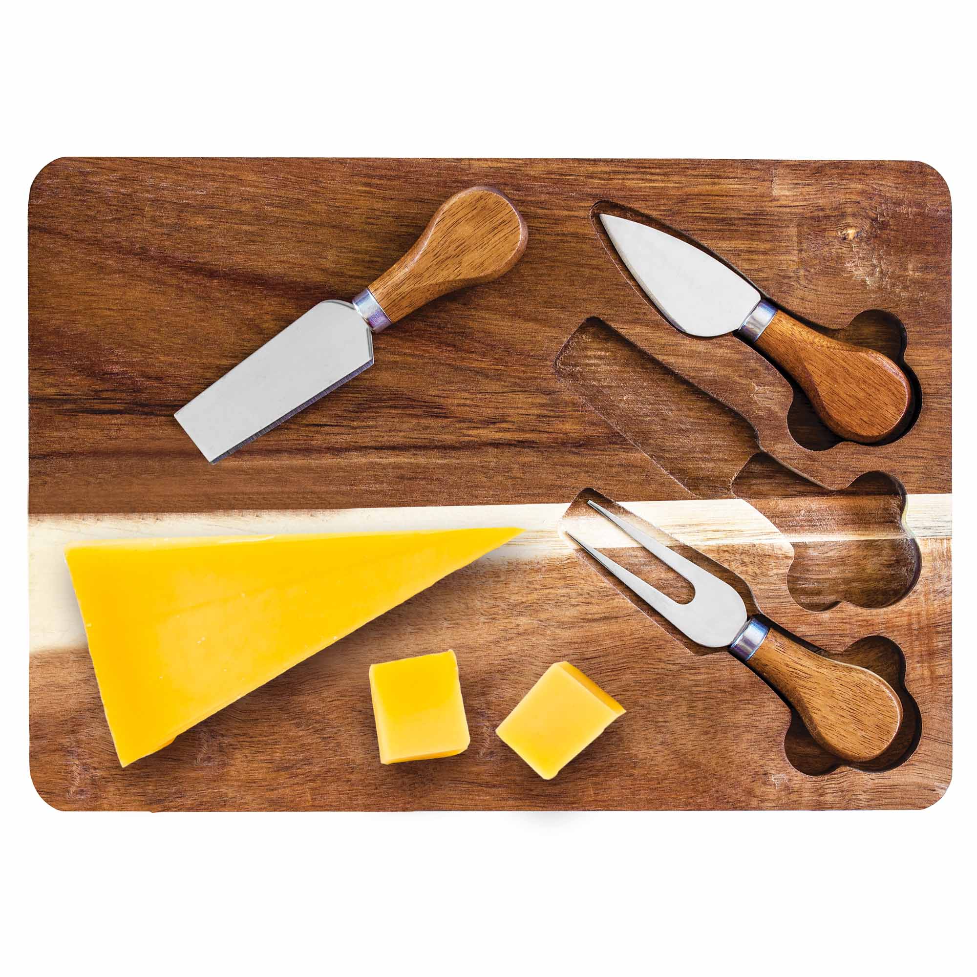 totally-bamboo-tb-home-acacia-wood-charcuterie-board-with-built-in-cheese-tools image 2