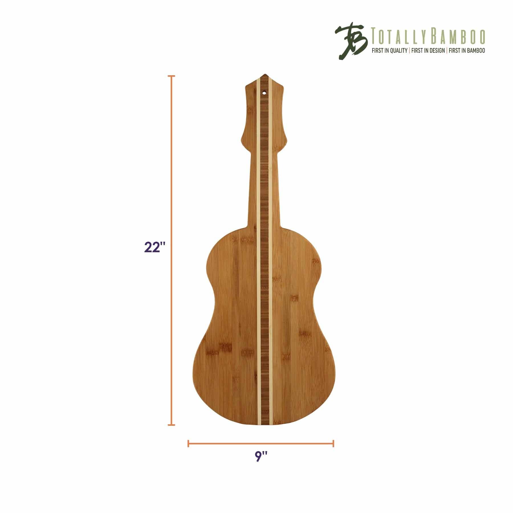 totally-bamboo-ukulele-shaped-cutting-board-22-x-9-bamboo-board image 6