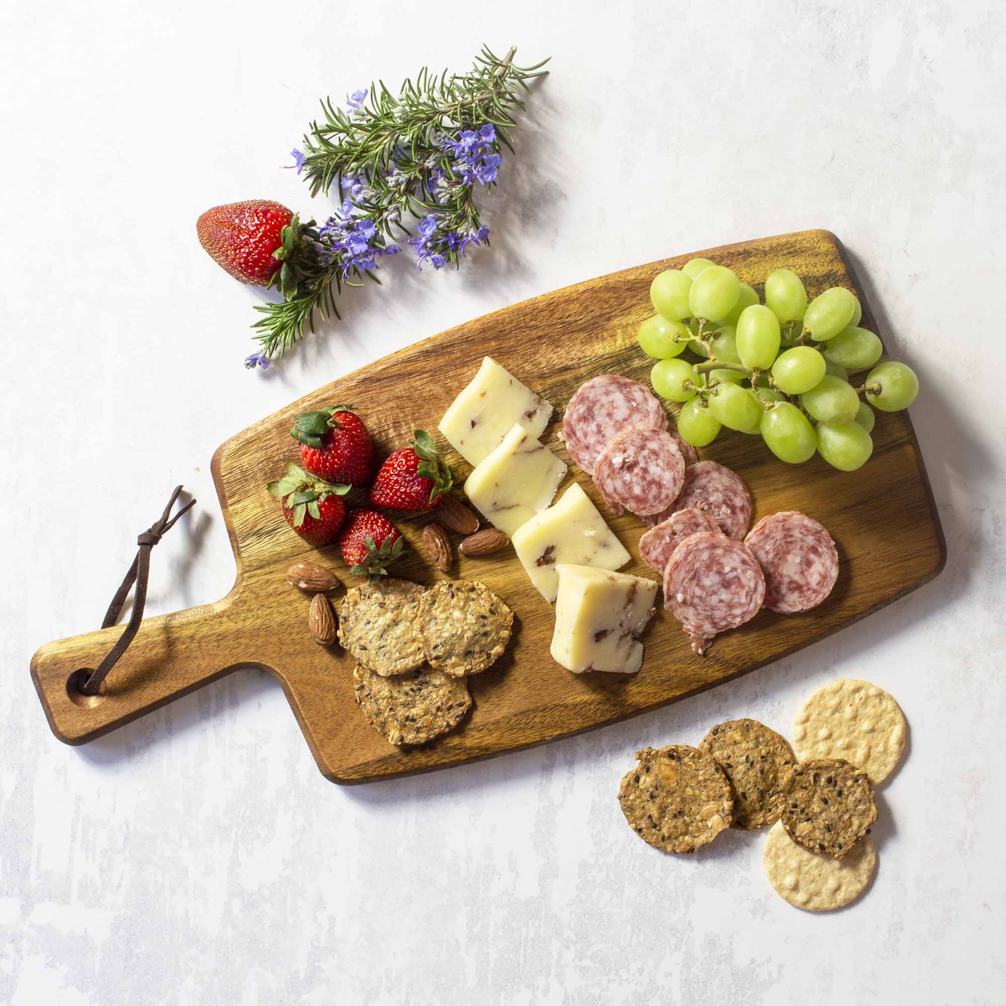 totally-bamboo-rock-branch-charcuterie-serving-paddle-15-1-2-x-7-3-8-acacia-wood image 2