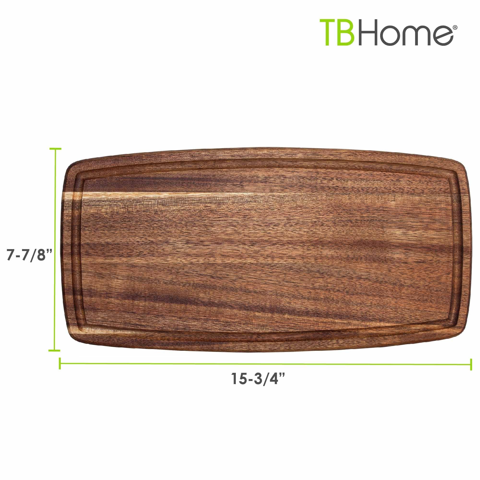 totally-bamboo-tb-home-acacia-wood-cutting-board-with-juice-groove-16-x-7-875-in image 6