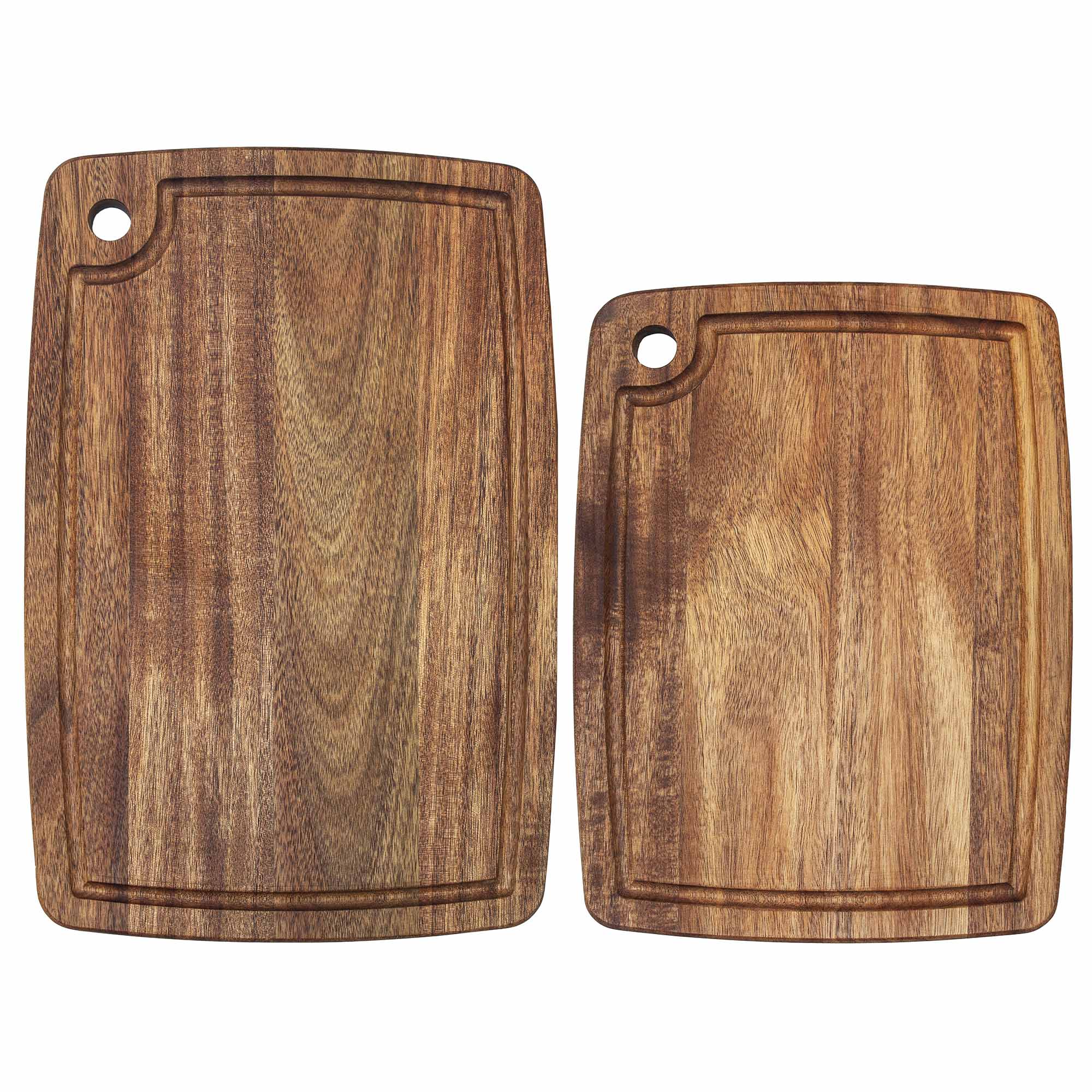 tb-home-2-piece-acacia-wood-cutting-board-set-with-juice-grooves image 1
