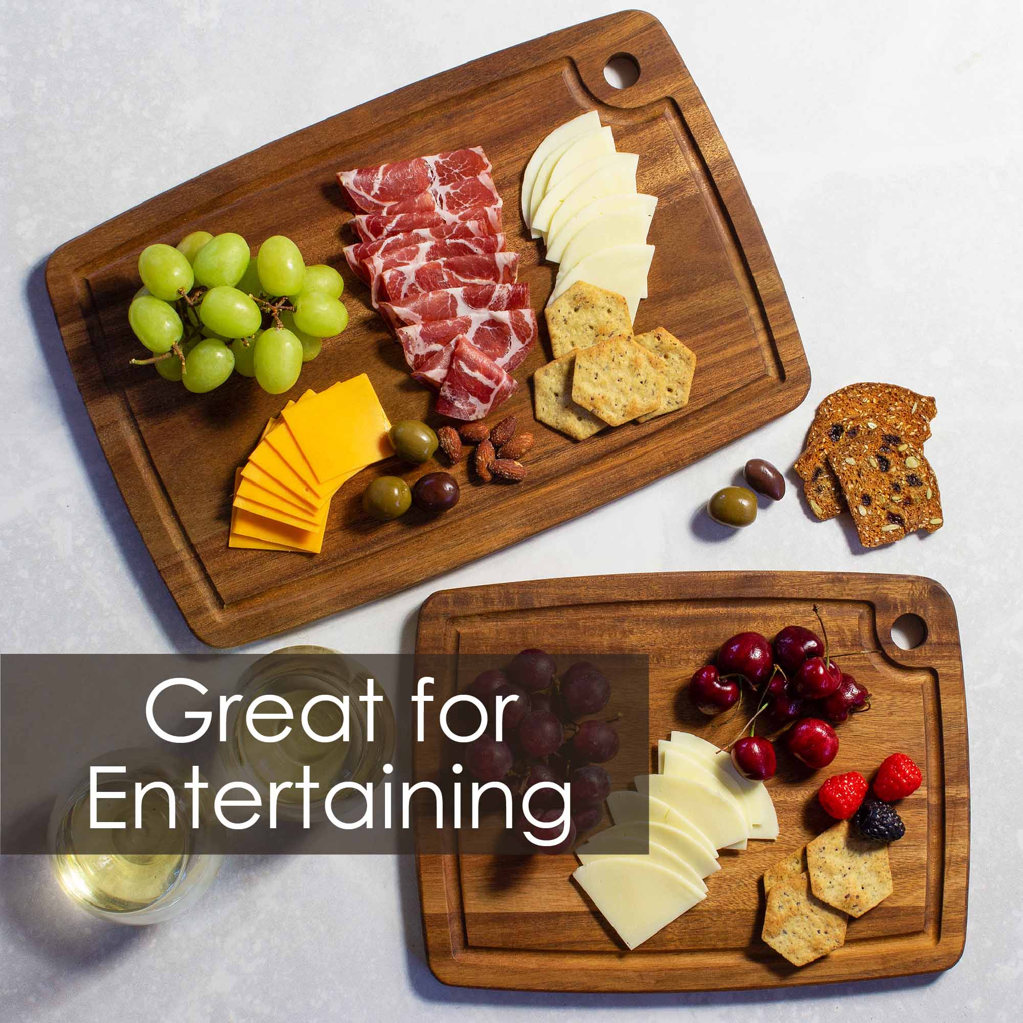 tb-home-2-piece-acacia-wood-cutting-board-set-with-juice-grooves image 3