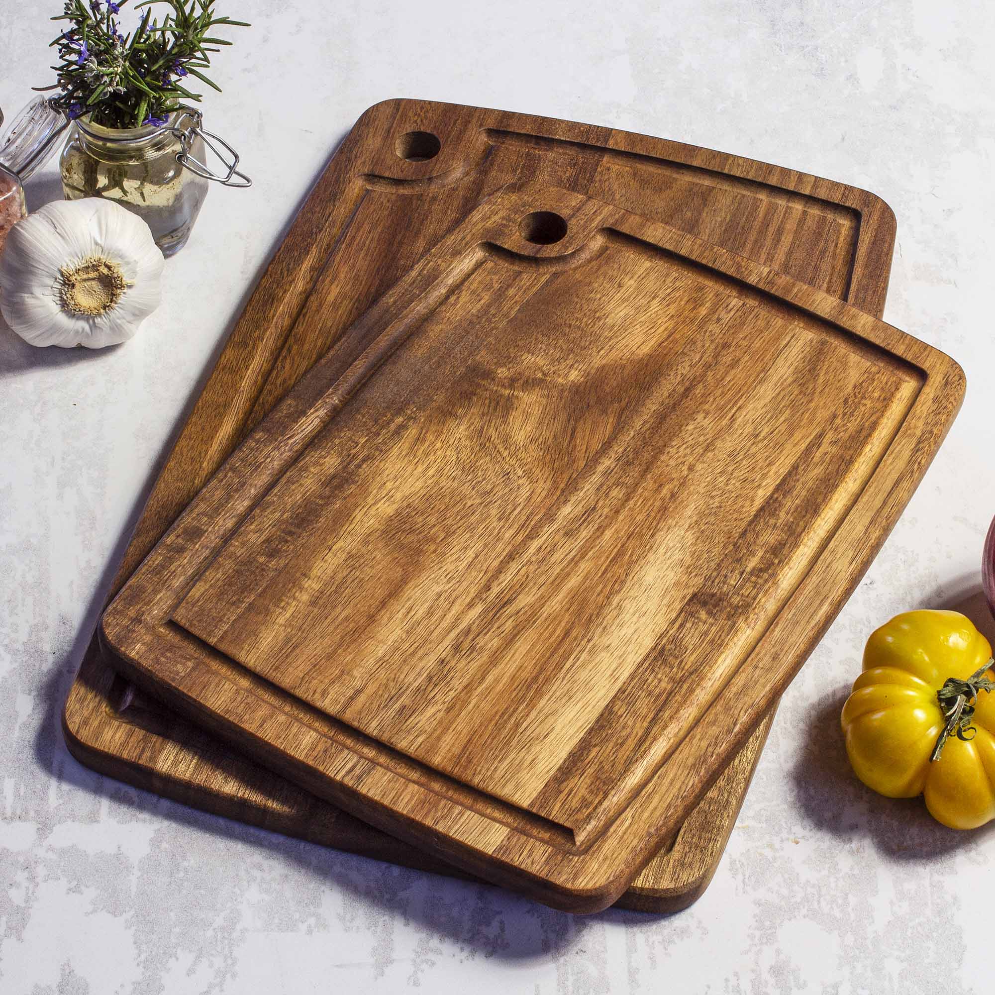 tb-home-2-piece-acacia-wood-cutting-board-set-with-juice-grooves image 5