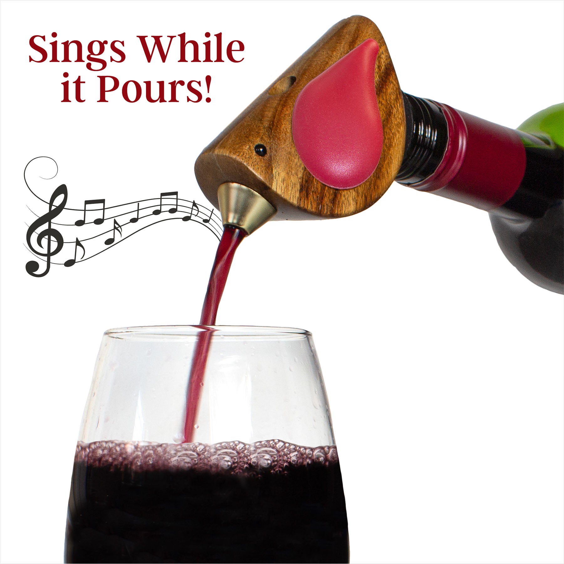 totally-bamboo-songbird-specialties-bottle-pourer-red image 2