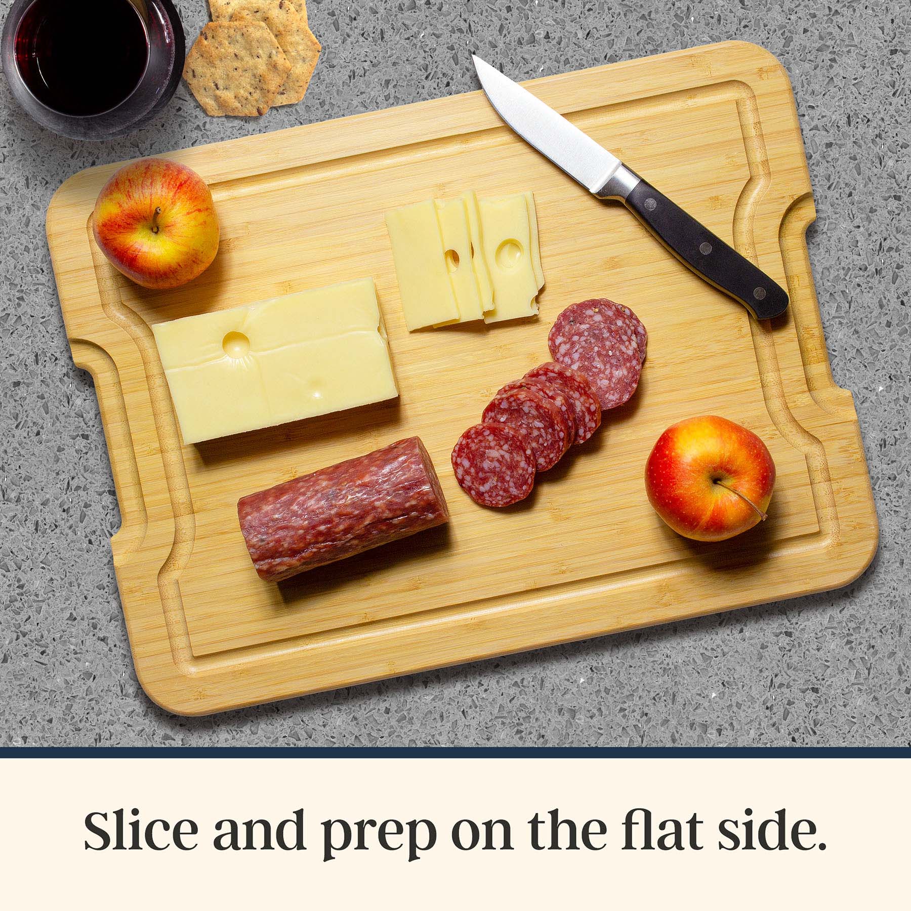 totally-bamboo-flip-serve-store-charcuterie-board-with-locking-lid image 6