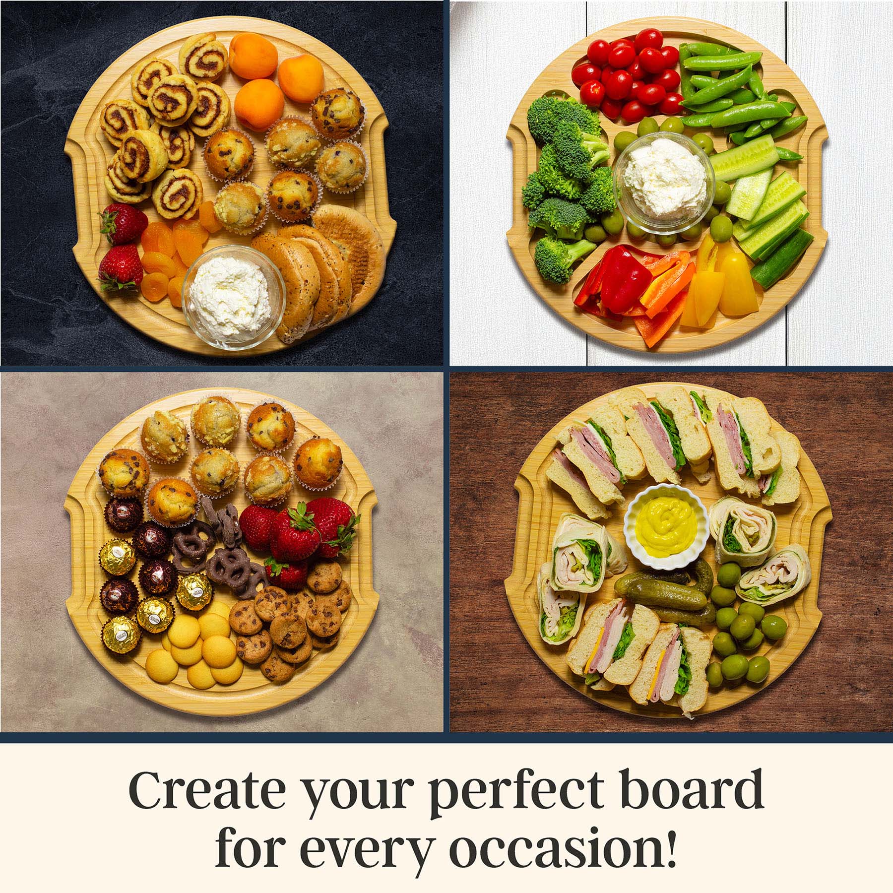 totally-bamboo-flip-serve-store-round-charcuterie-board-with-locking-lid image 3