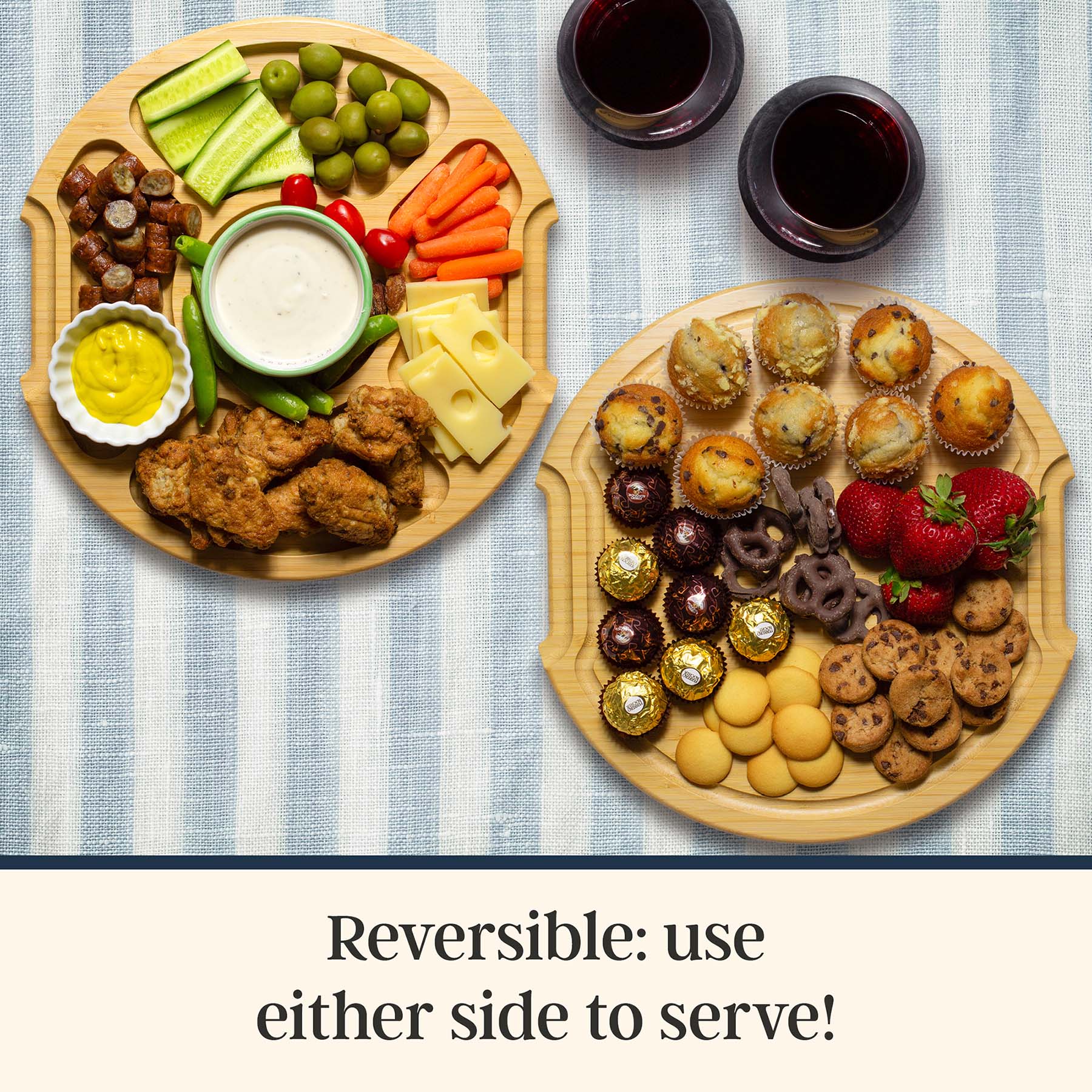 totally-bamboo-flip-serve-store-round-charcuterie-board-with-locking-lid image 7