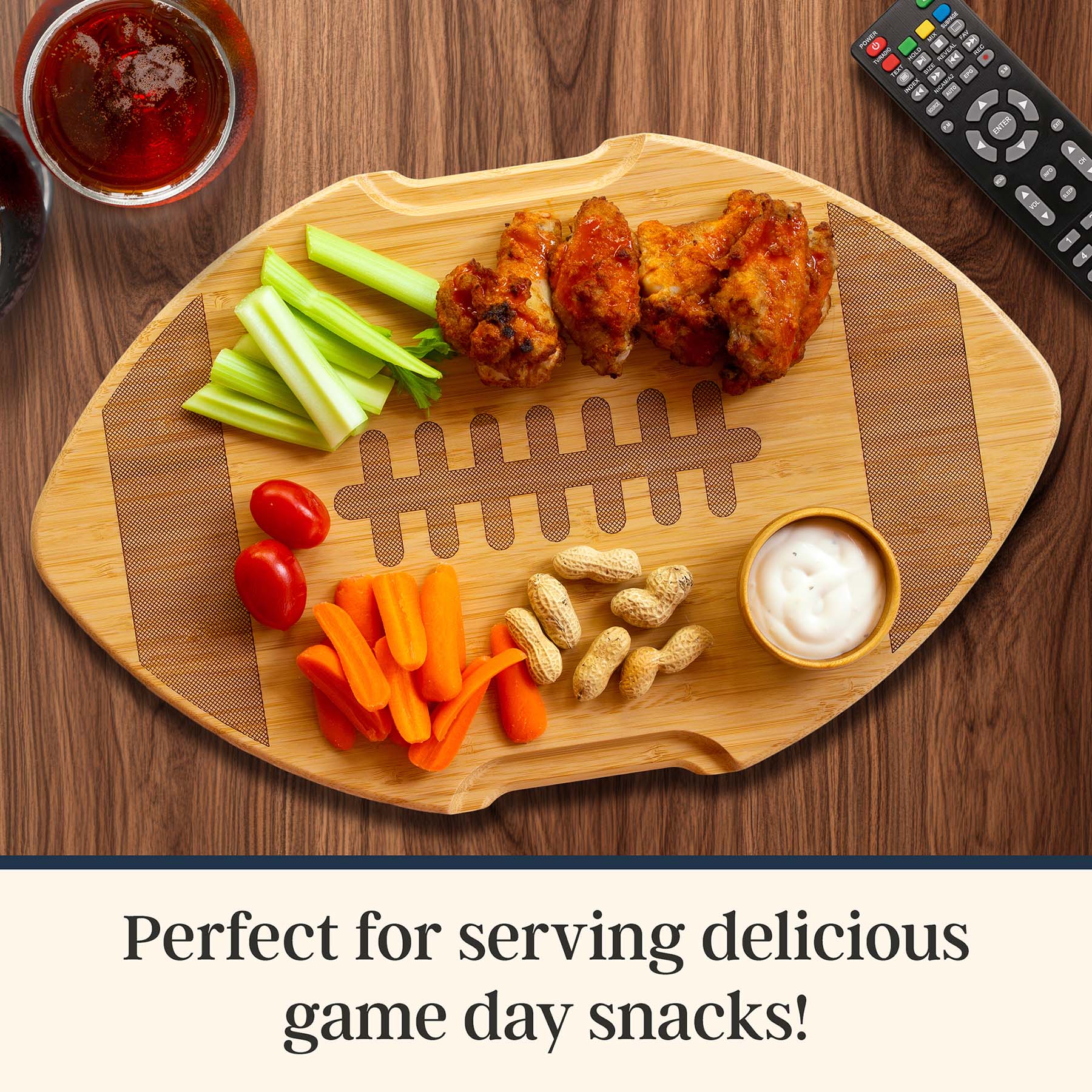totally-bamboo-flip-serve-store-football-charcuterie-board-with-locking-lid image 6
