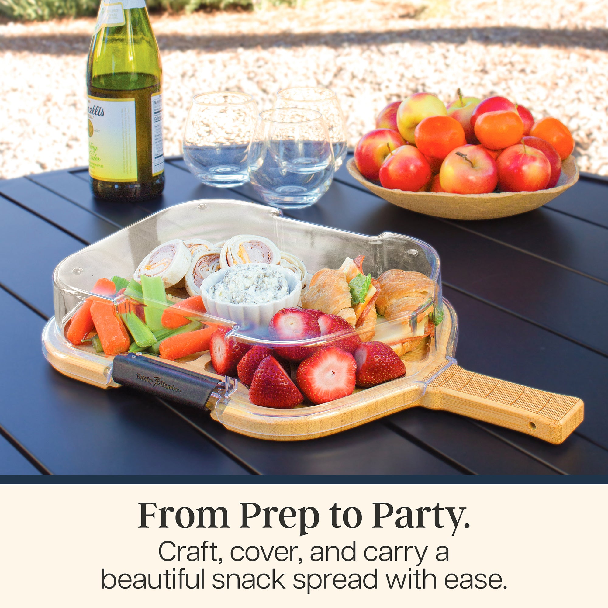 totally-bamboo-flip-serve-store-pickleball-paddle-charcuterie-board-with-locking image 2