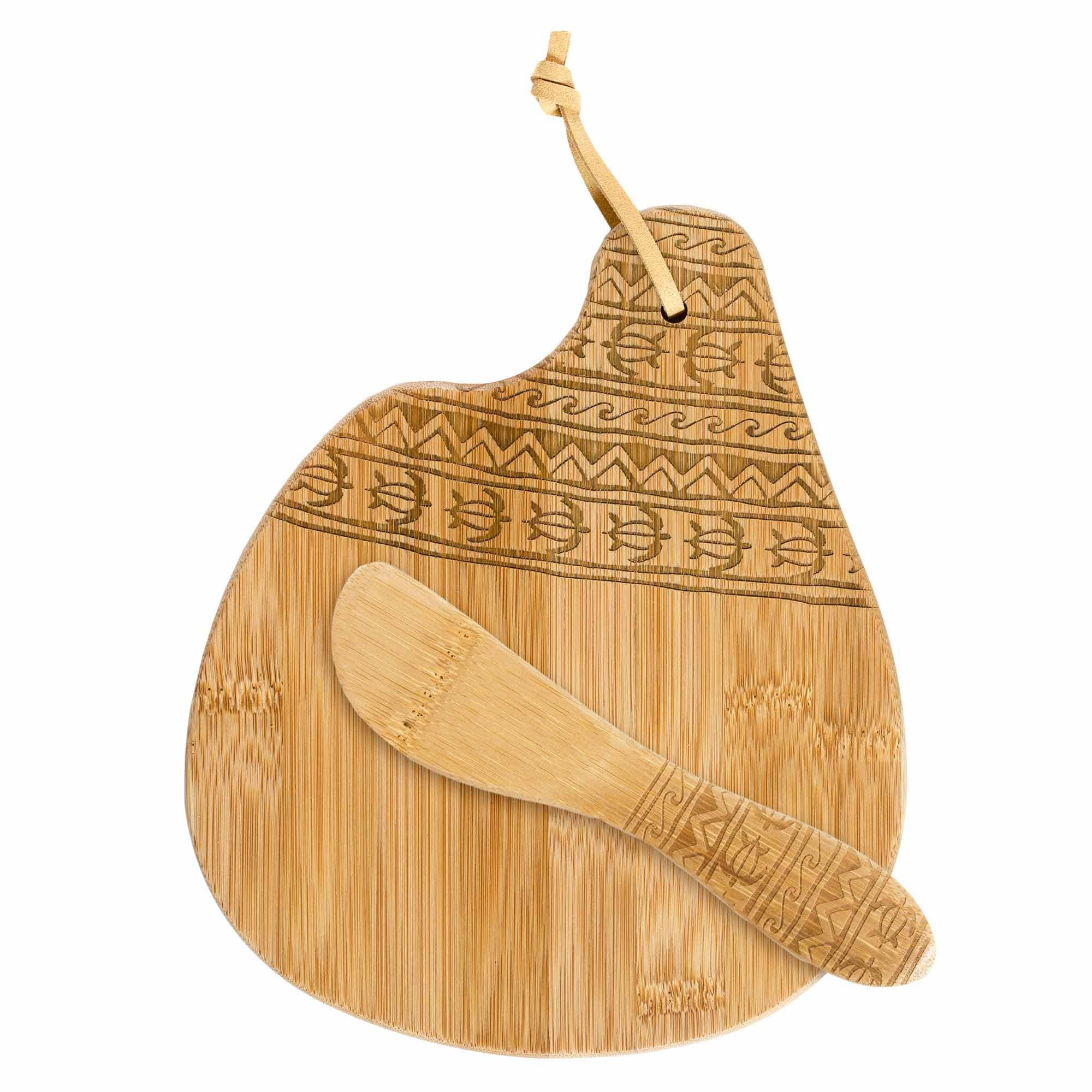 totally-bamboo-tonga-serving-board-with-spreader-knife-7-125-x-8-5 image 1
