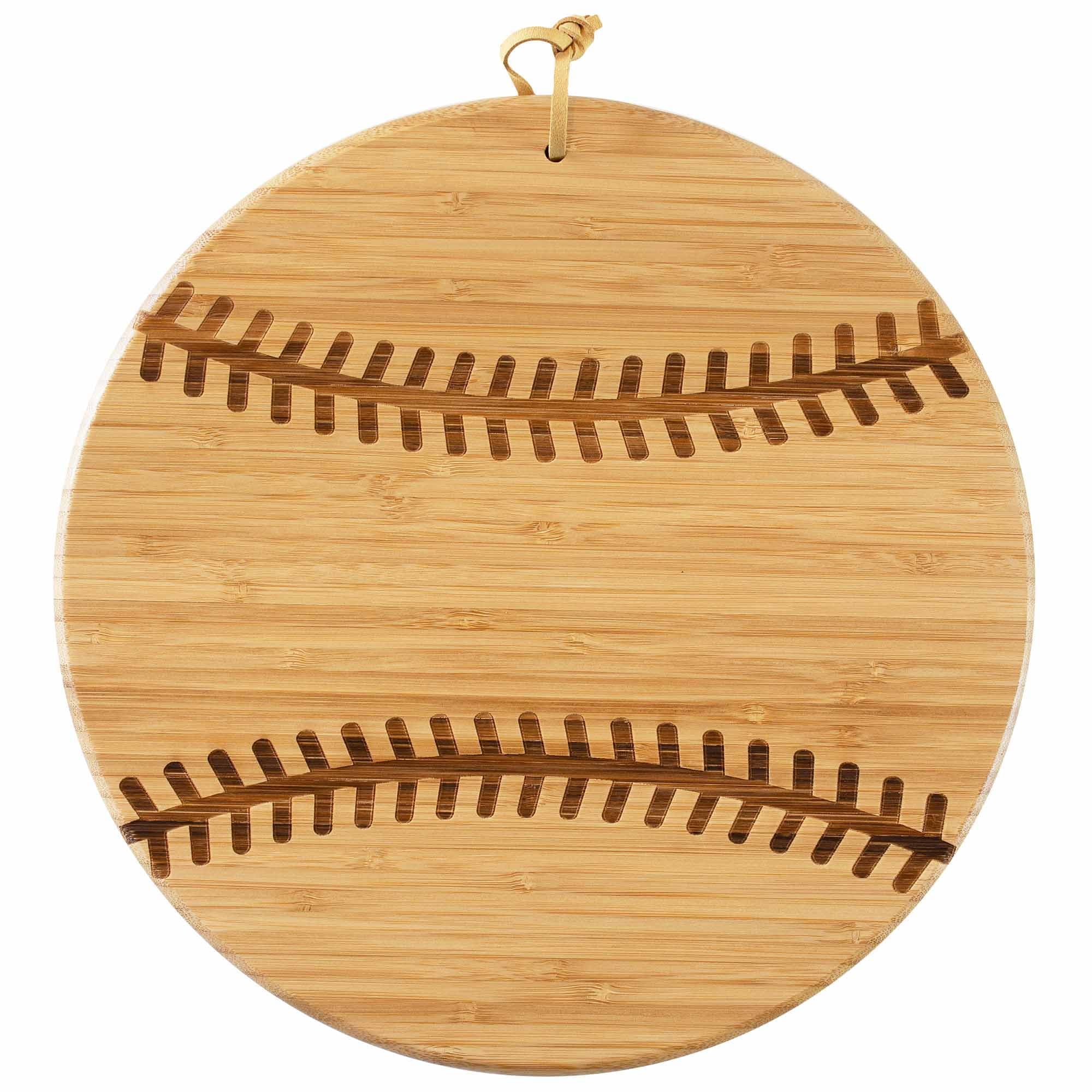 totally-bamboo-baseball-shaped-cutting-board-12-x-12 image 1