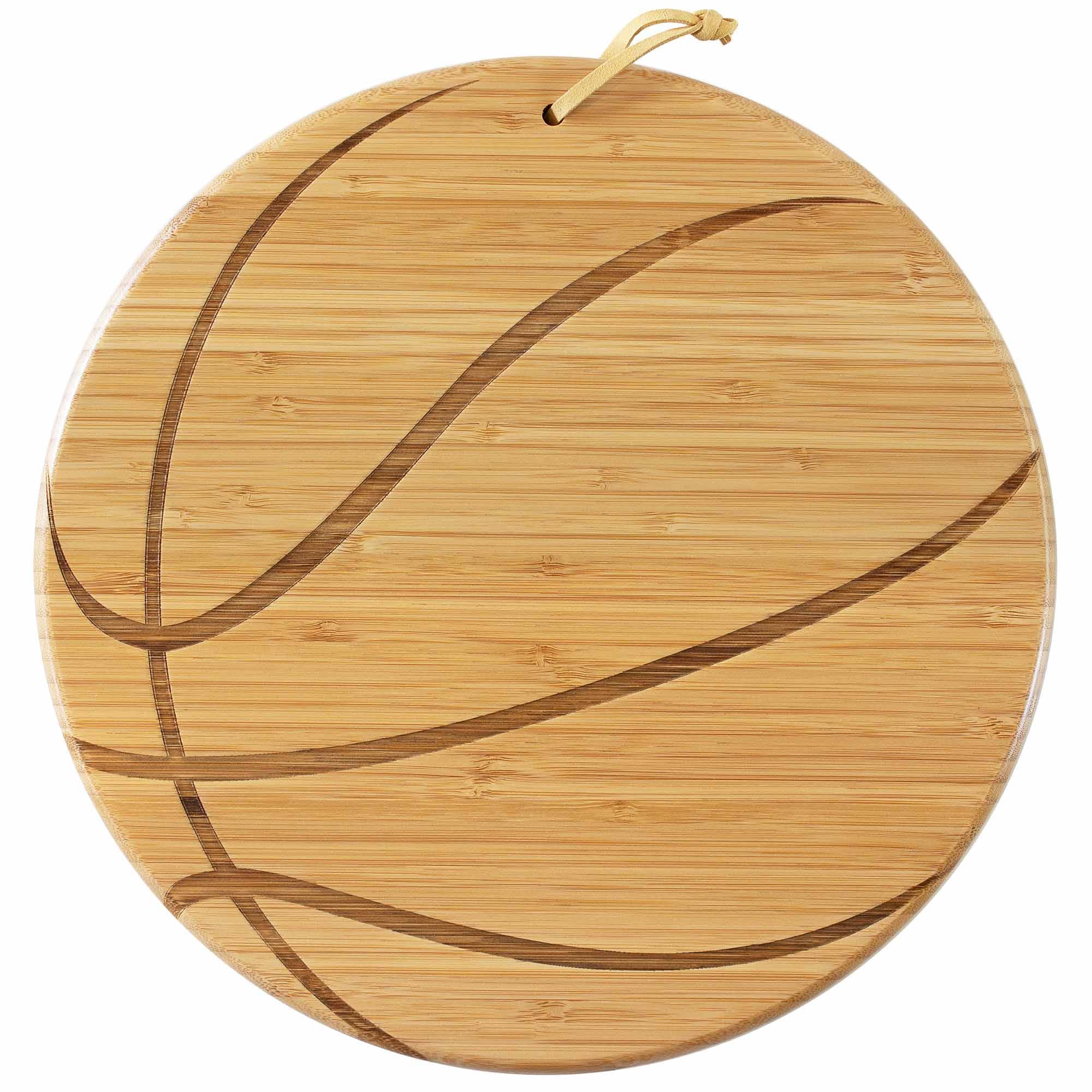 totally-bamboo-basketball-shaped-cutting-board-12-x-12 image 1