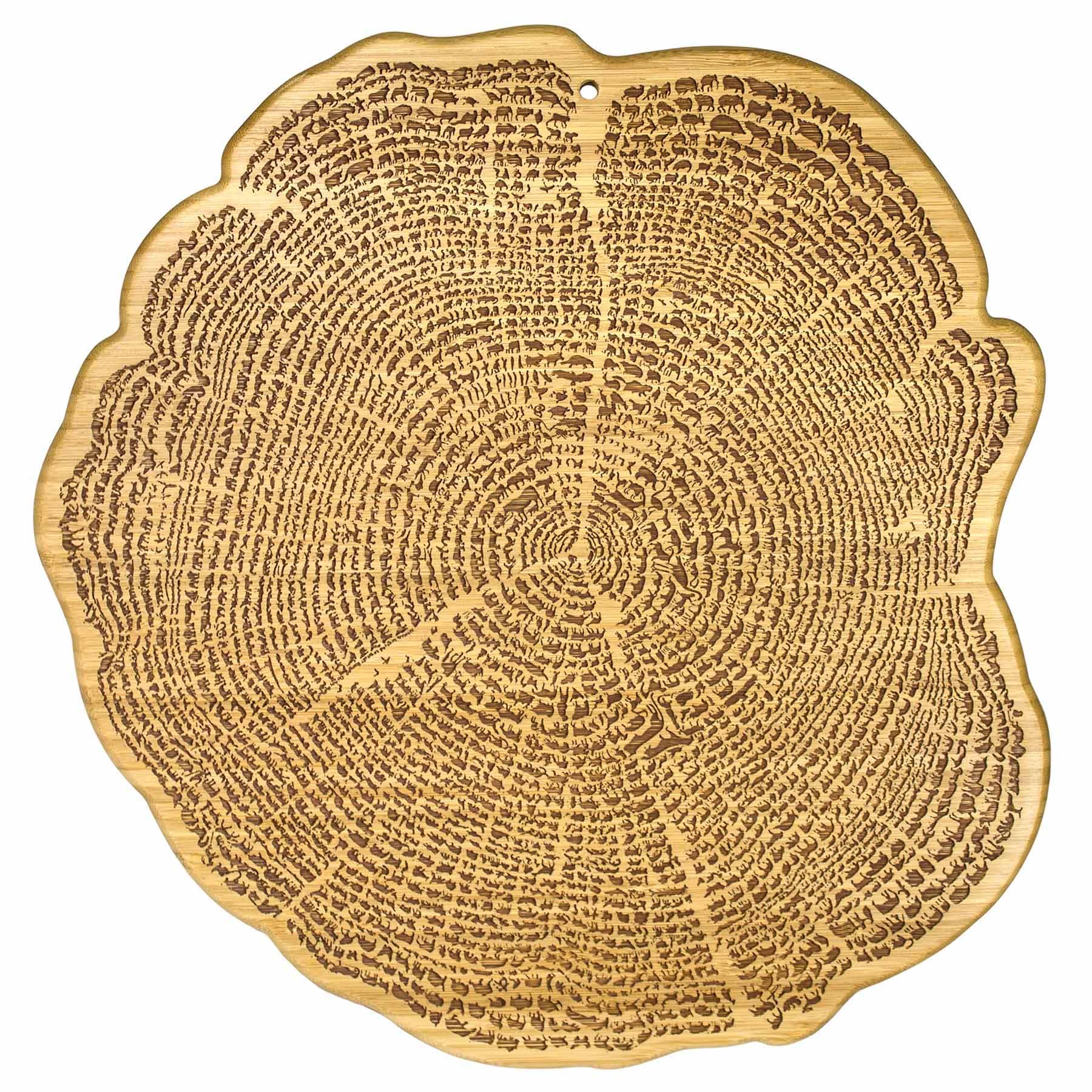 totally-bamboo-tree-of-life-engraved-serving-board-13-1-2-x-13 image 1