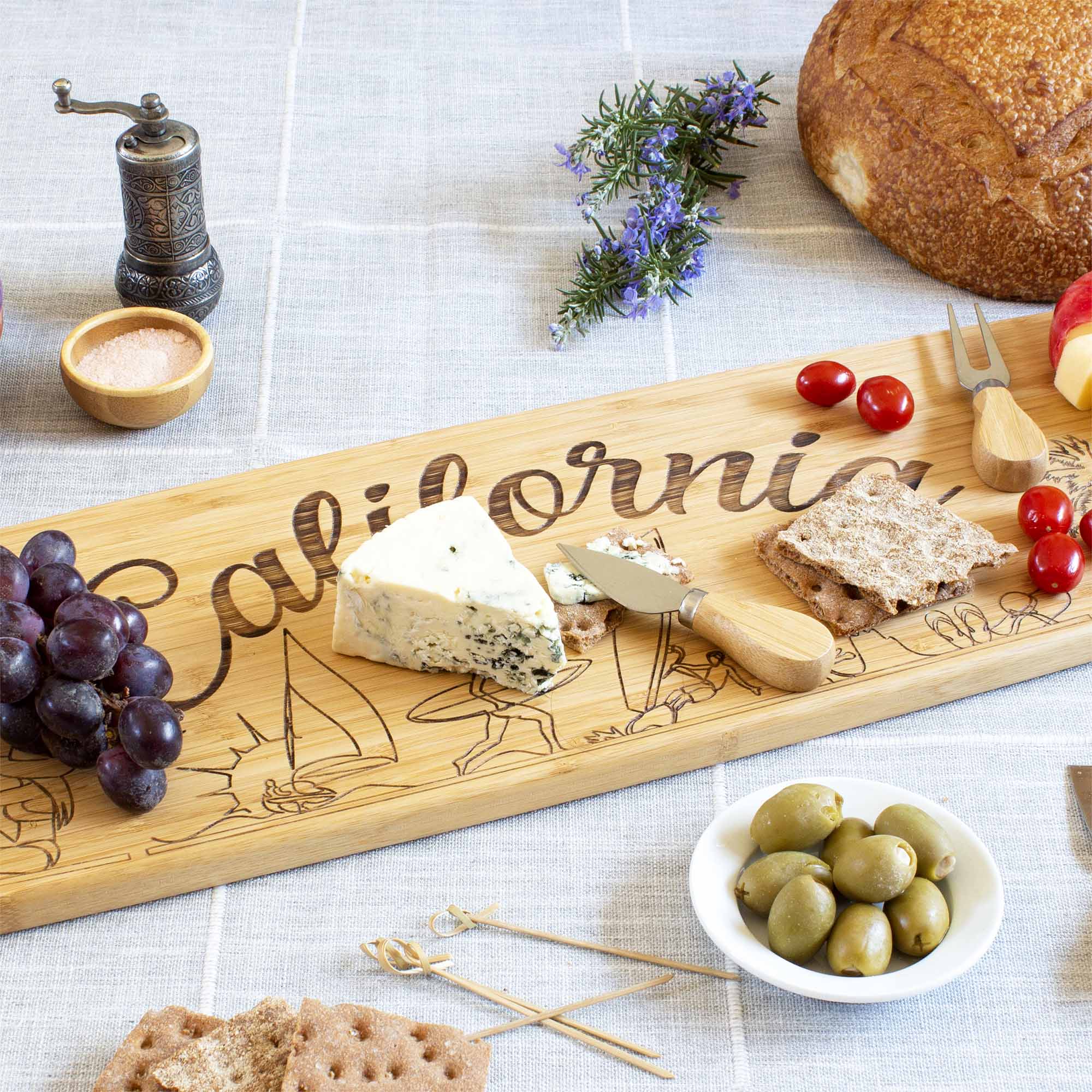 totally-bamboo-california-engraved-xl-charcuterie-board-30-x-8-5-inches image 4