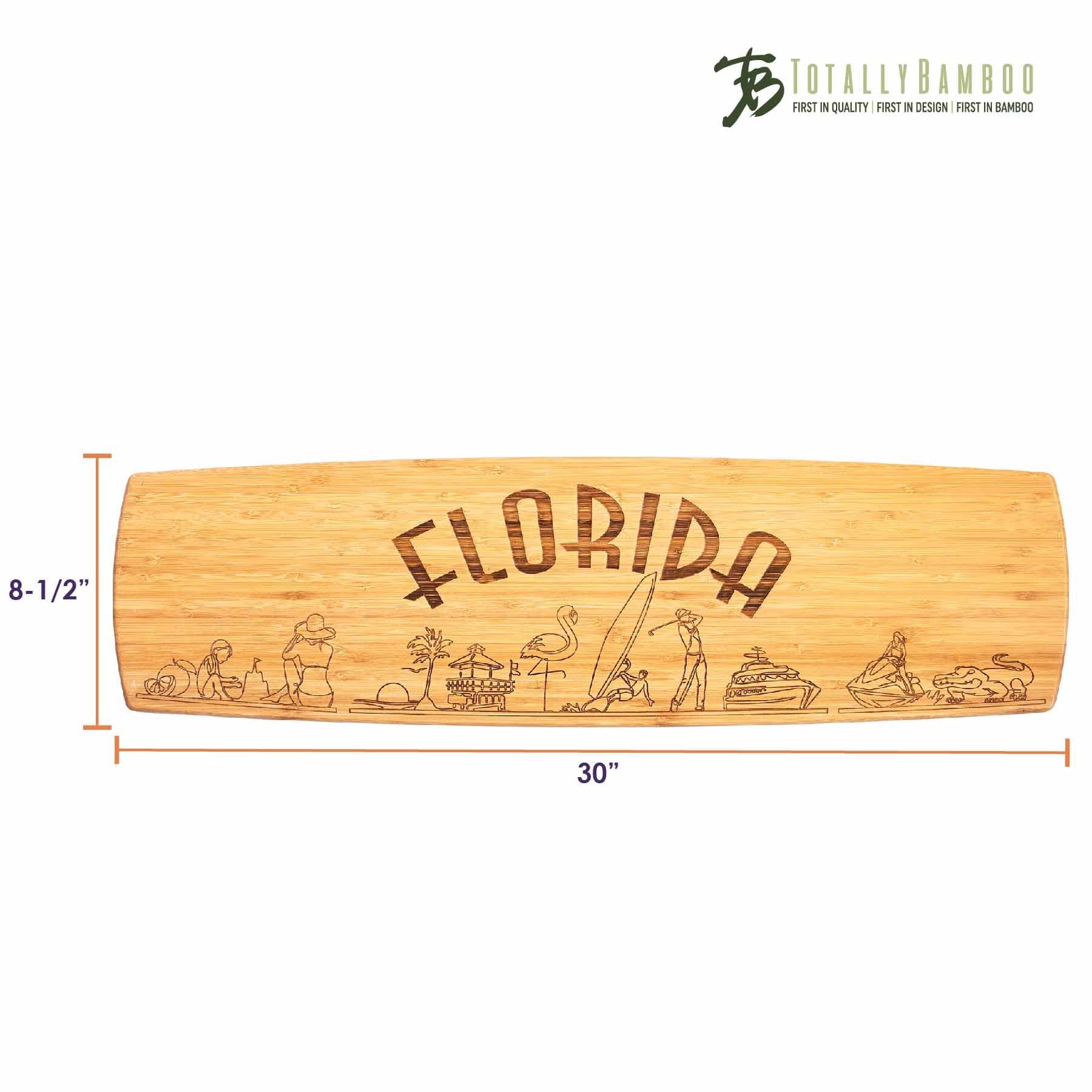 totally-bamboo-florida-engraved-xl-charcuterie-board-30-x-8-1-2-discontinued image 7