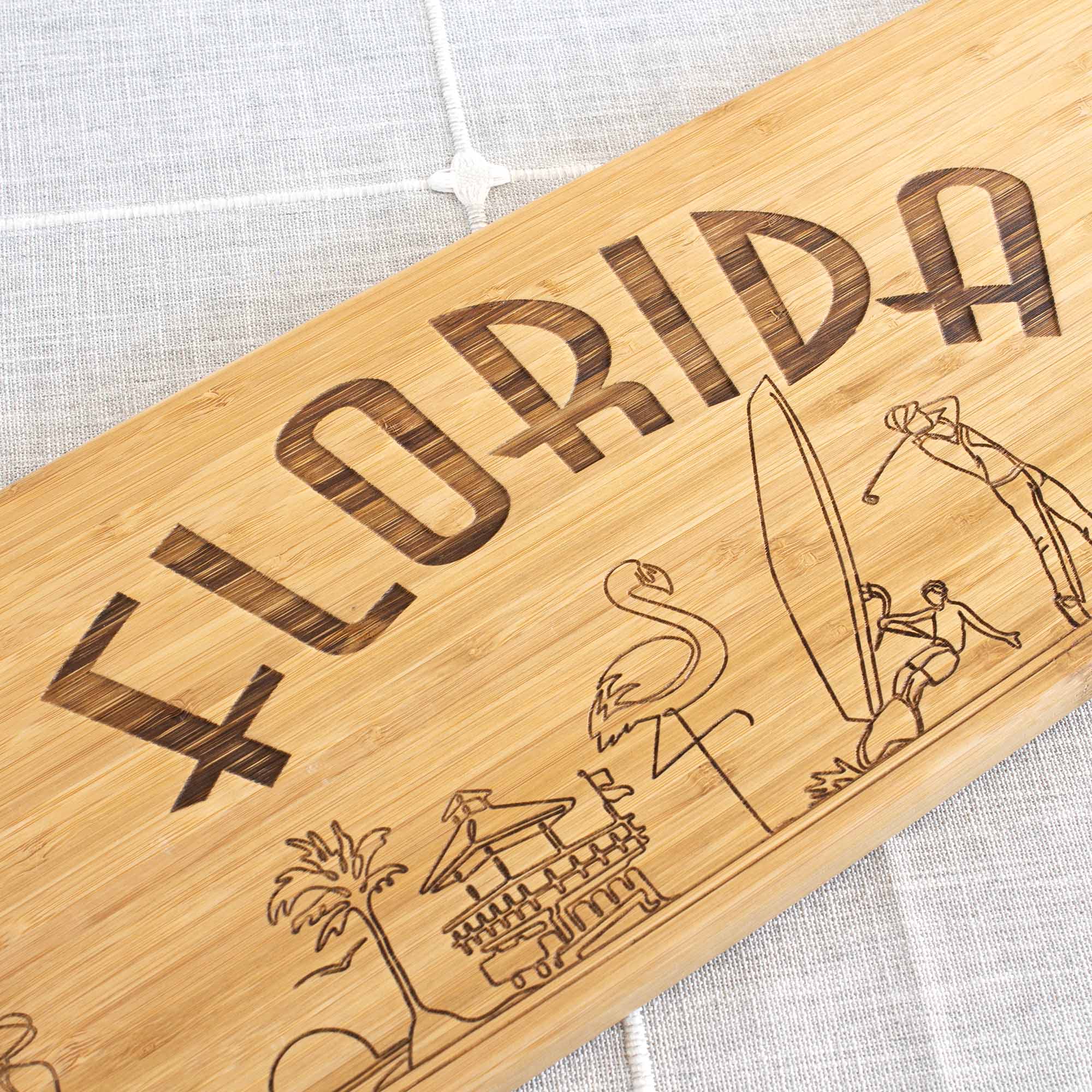 totally-bamboo-florida-engraved-xl-charcuterie-board-30-x-8-1-2-discontinued image 5