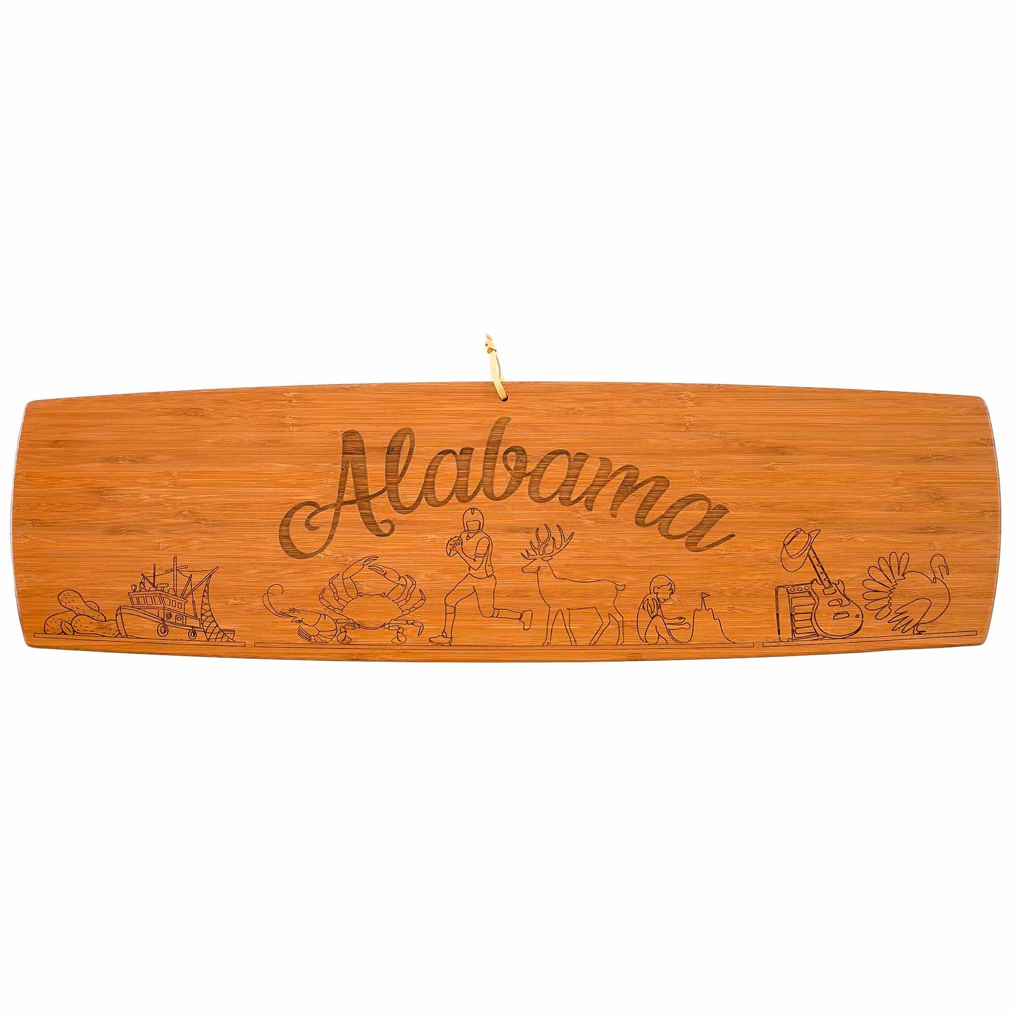 totally-bamboo-alabama-engraved-xl-charcuterie-board-30-x-8-1-2 image 1