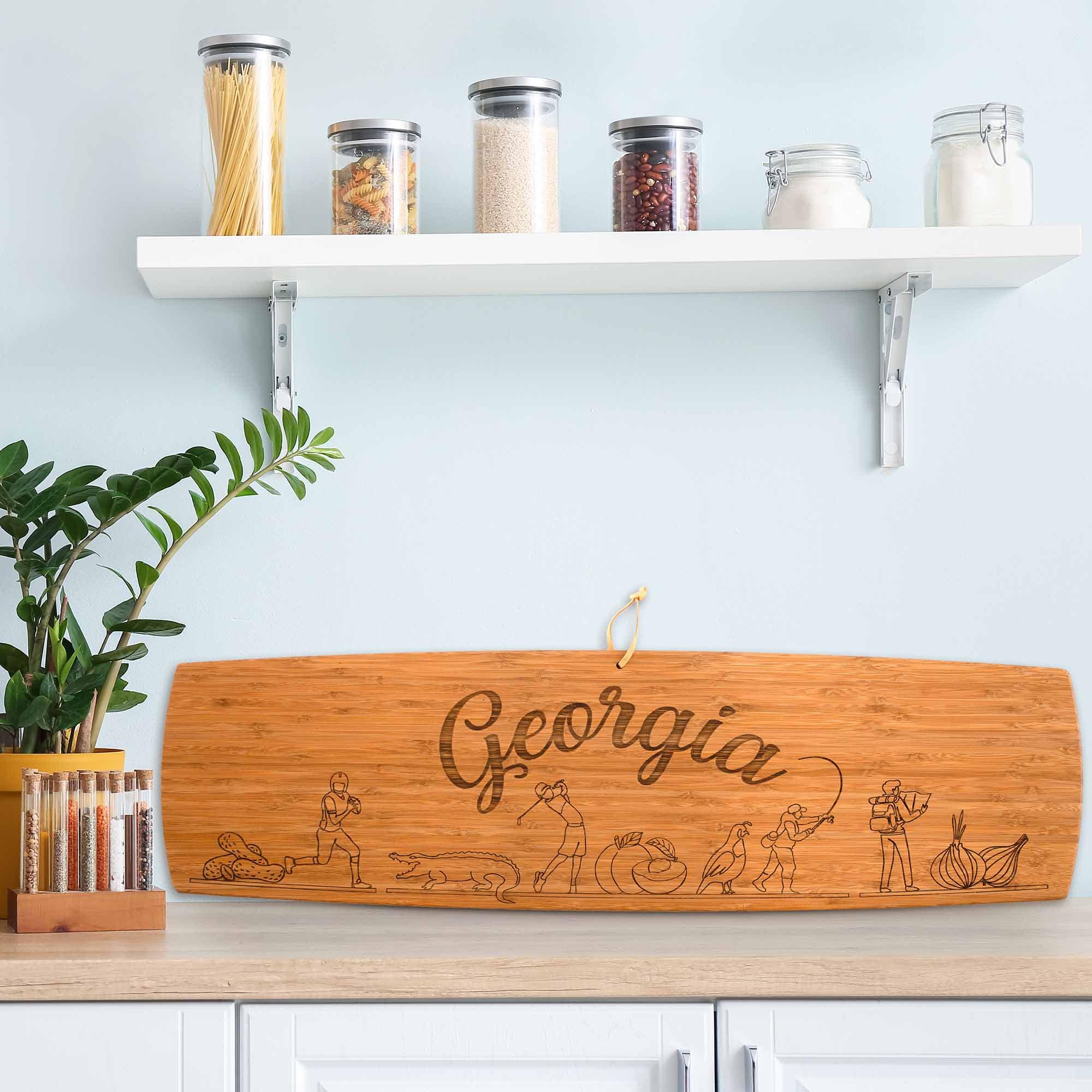 totally-bamboo-georgia-engraved-xl-charcuterie-board-30-x-8-5 image 3