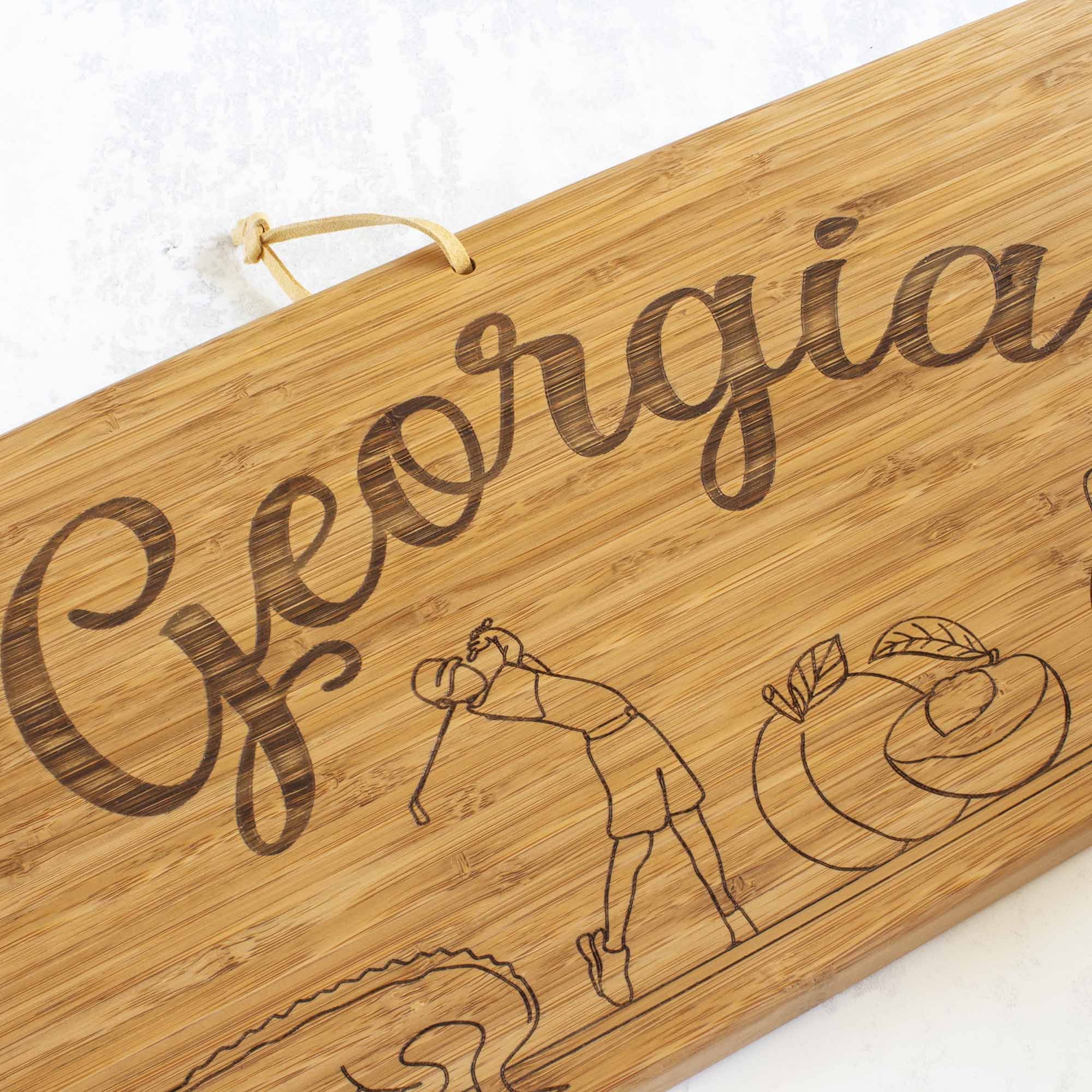 totally-bamboo-georgia-engraved-xl-charcuterie-board-30-x-8-5 image 4