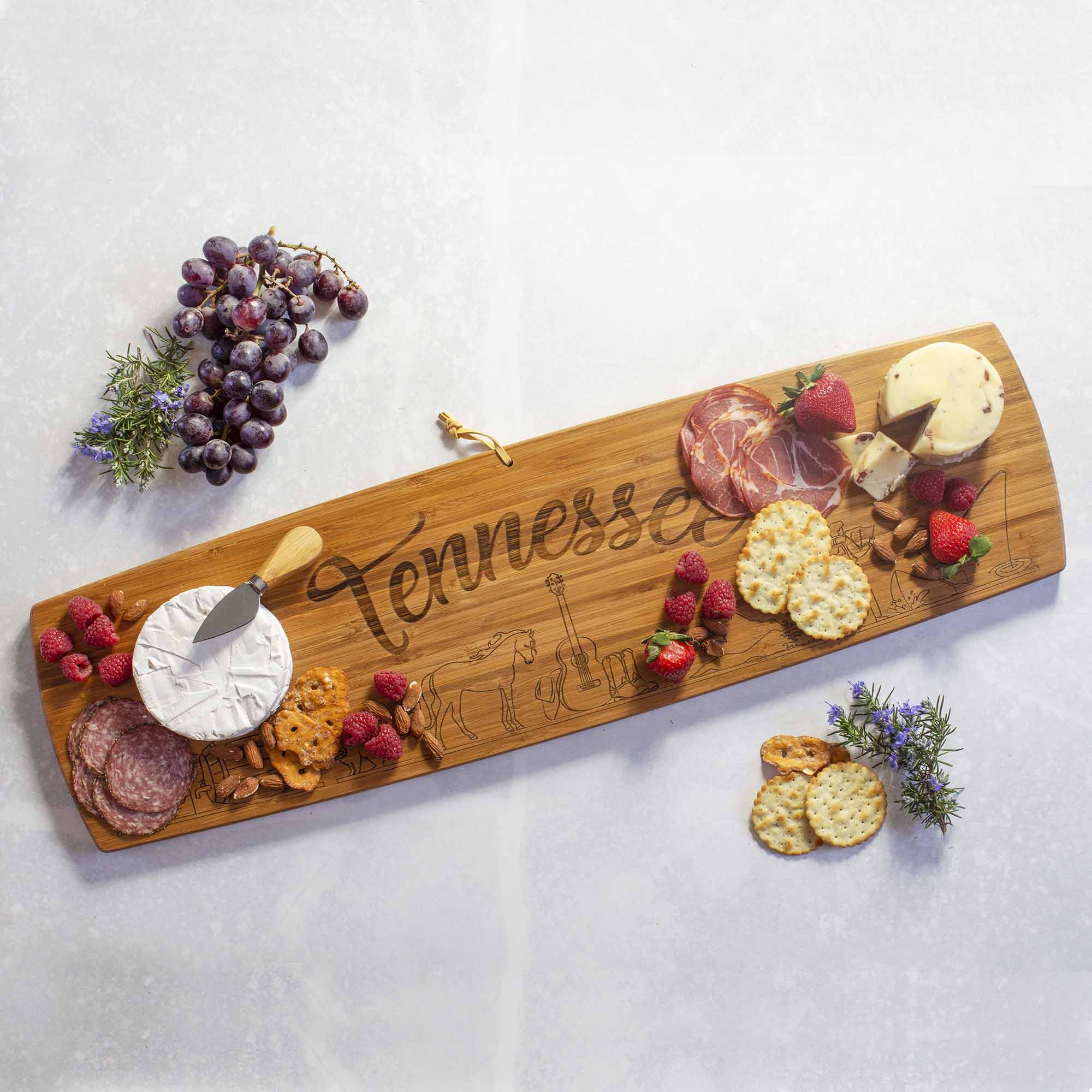 totally-bamboo-tennessee-engraved-xl-charcuterie-board-30-x-8-1-2-laser-engraved image 2