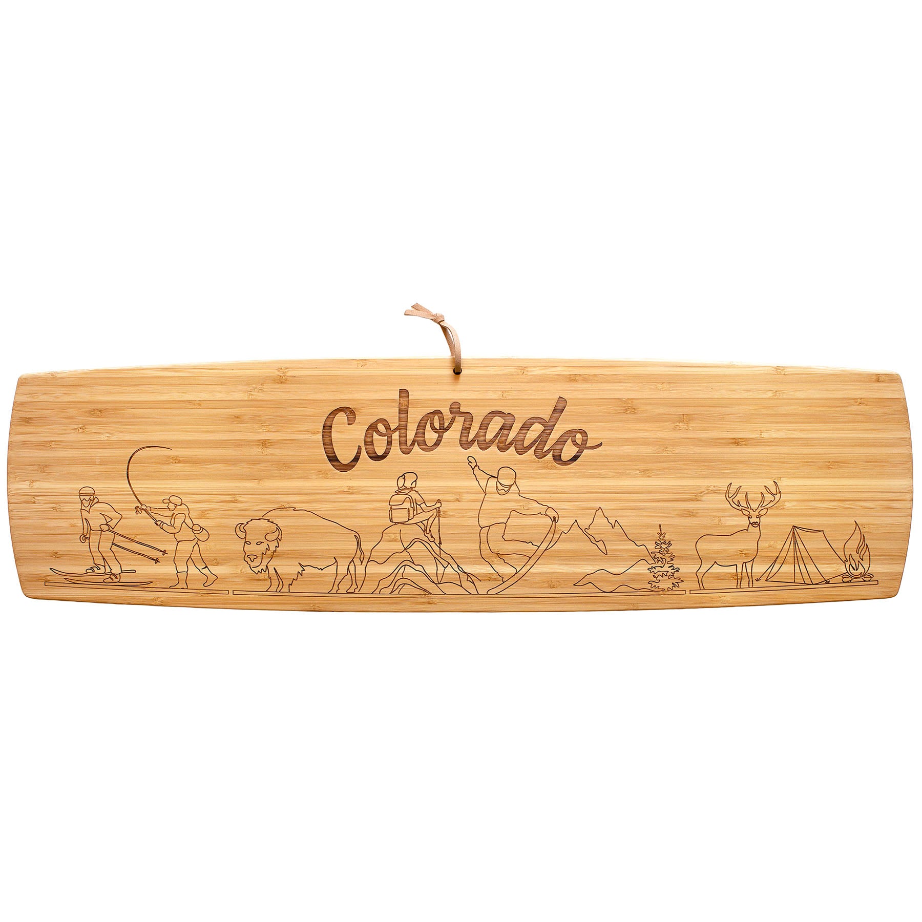 totally-bamboo-colorado-engraved-xl-charcuterie-board-30-x-8-1-2-laser-engraved- image 1