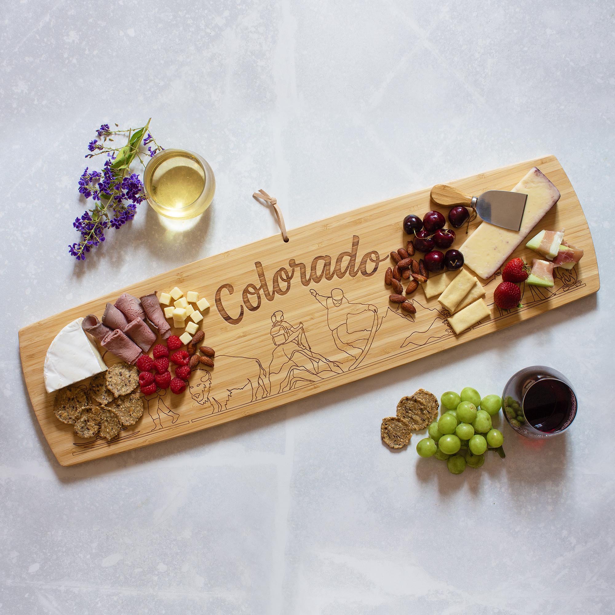 totally-bamboo-colorado-engraved-xl-charcuterie-board-30-x-8-1-2-laser-engraved- image 2