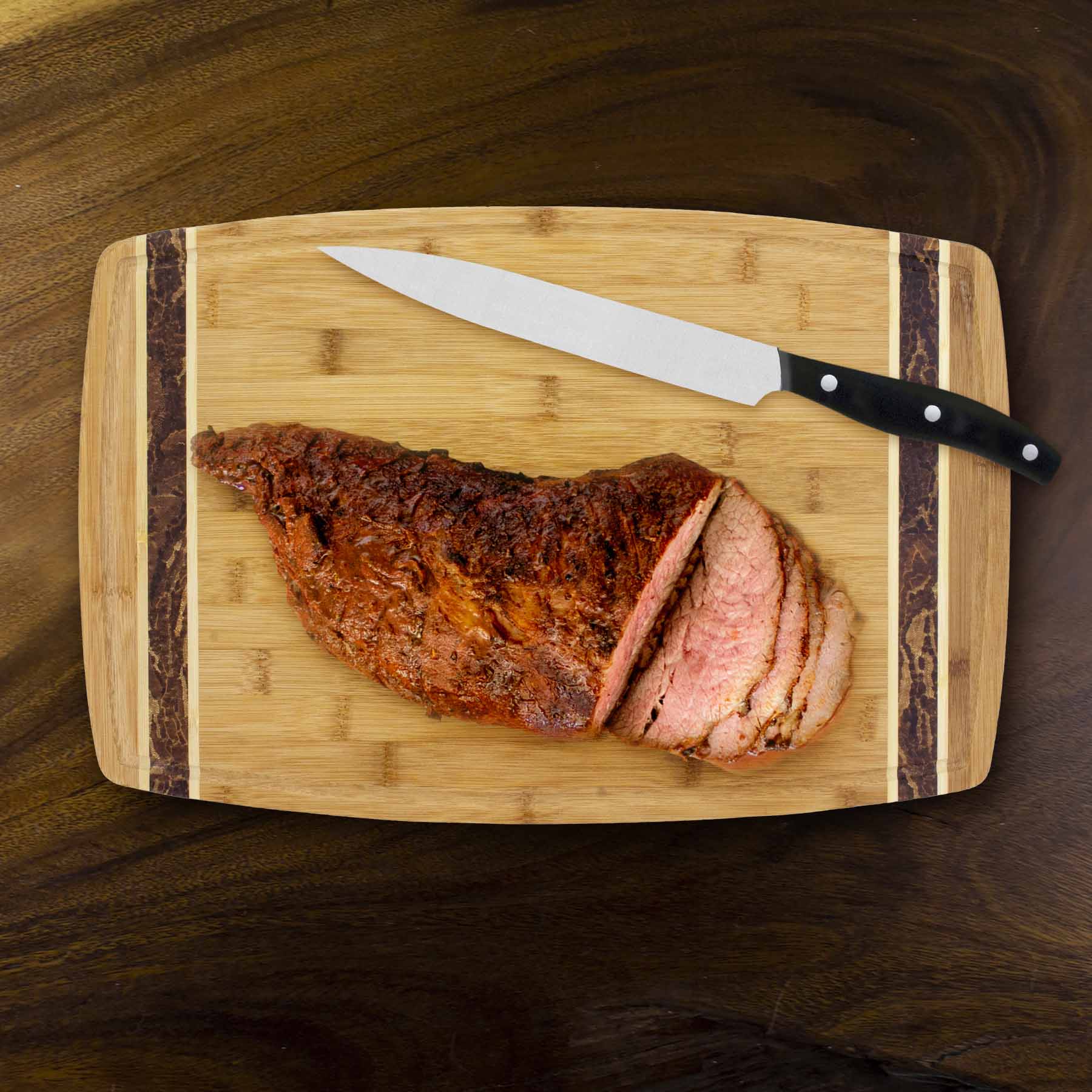 totally-bamboo-marbled-bamboo-cutting-board-18-x-11-3-4-crushed-bamboo-inlay image 2