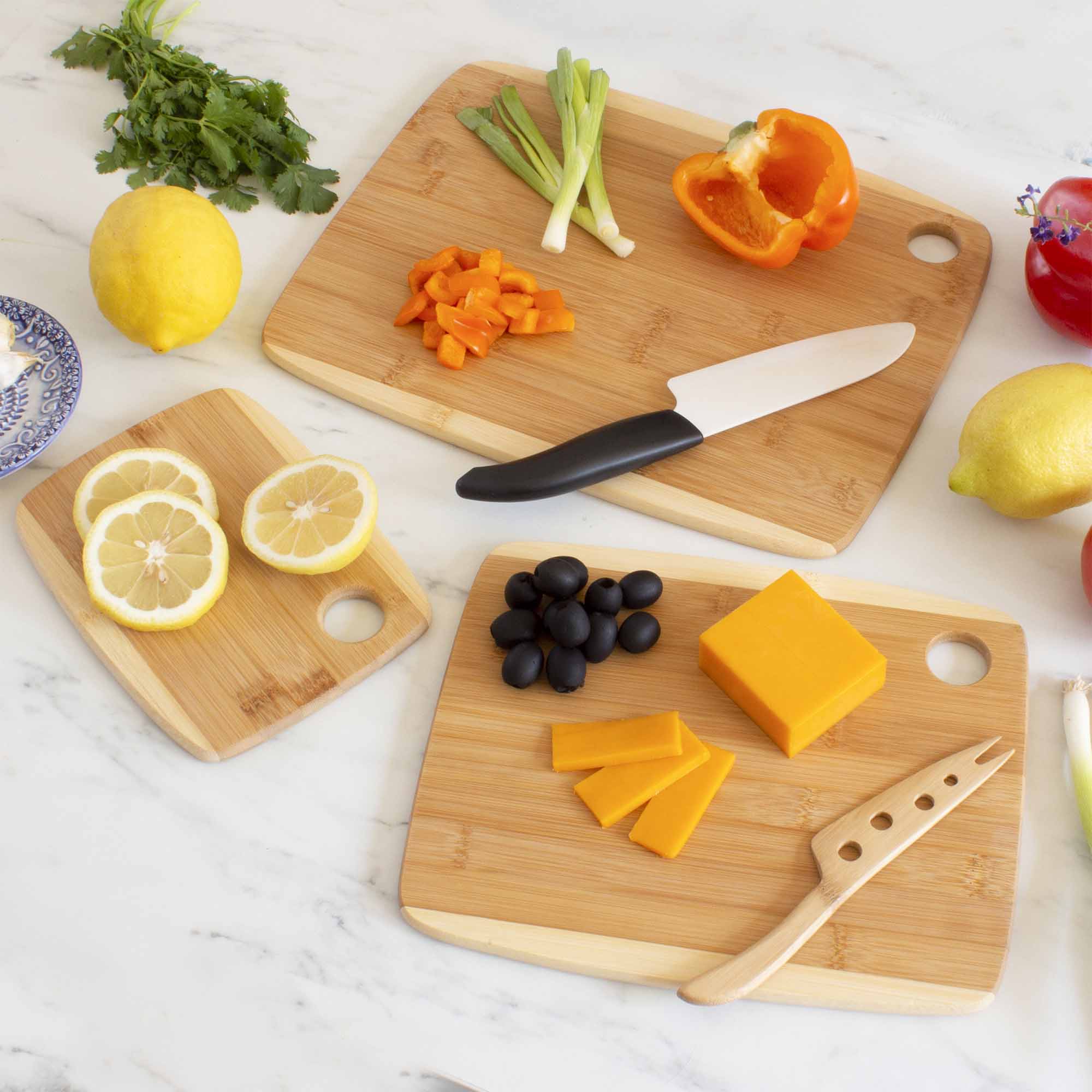 totally-bamboo-3-piece-2-tone-bamboo-cutting-board-set-14-11-8 image 3