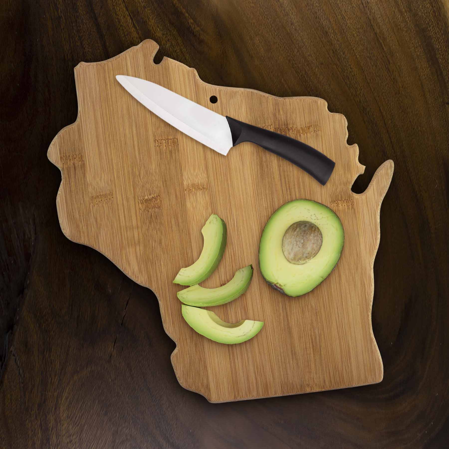 totally-bamboo-wisconsin-cutting-board-13-x-12 image 2