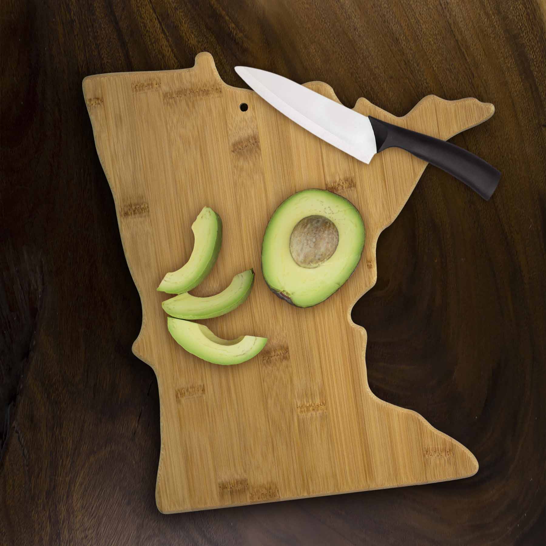 totally-bamboo-minnesota-state-shaped-bamboo-cutting-board-13-1-4-x-11-3-4-inch- image 2