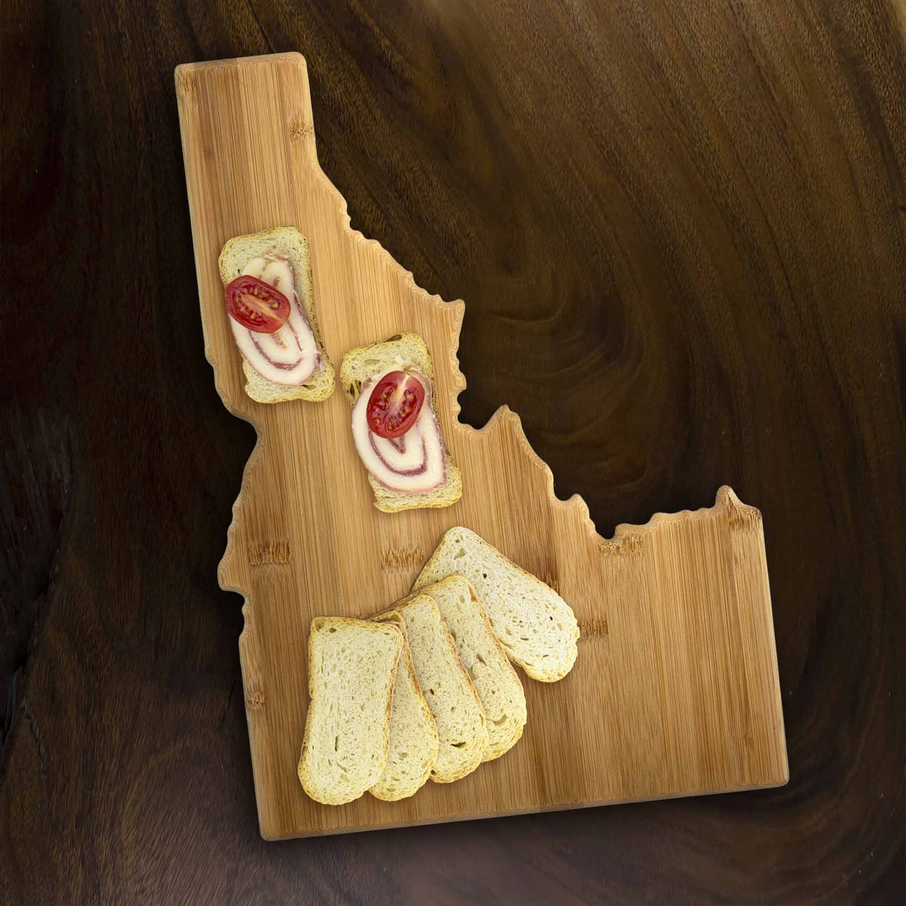 totally-bamboo-idaho-state-shaped-cutting-and-serving-board-15-x-10-5 image 2