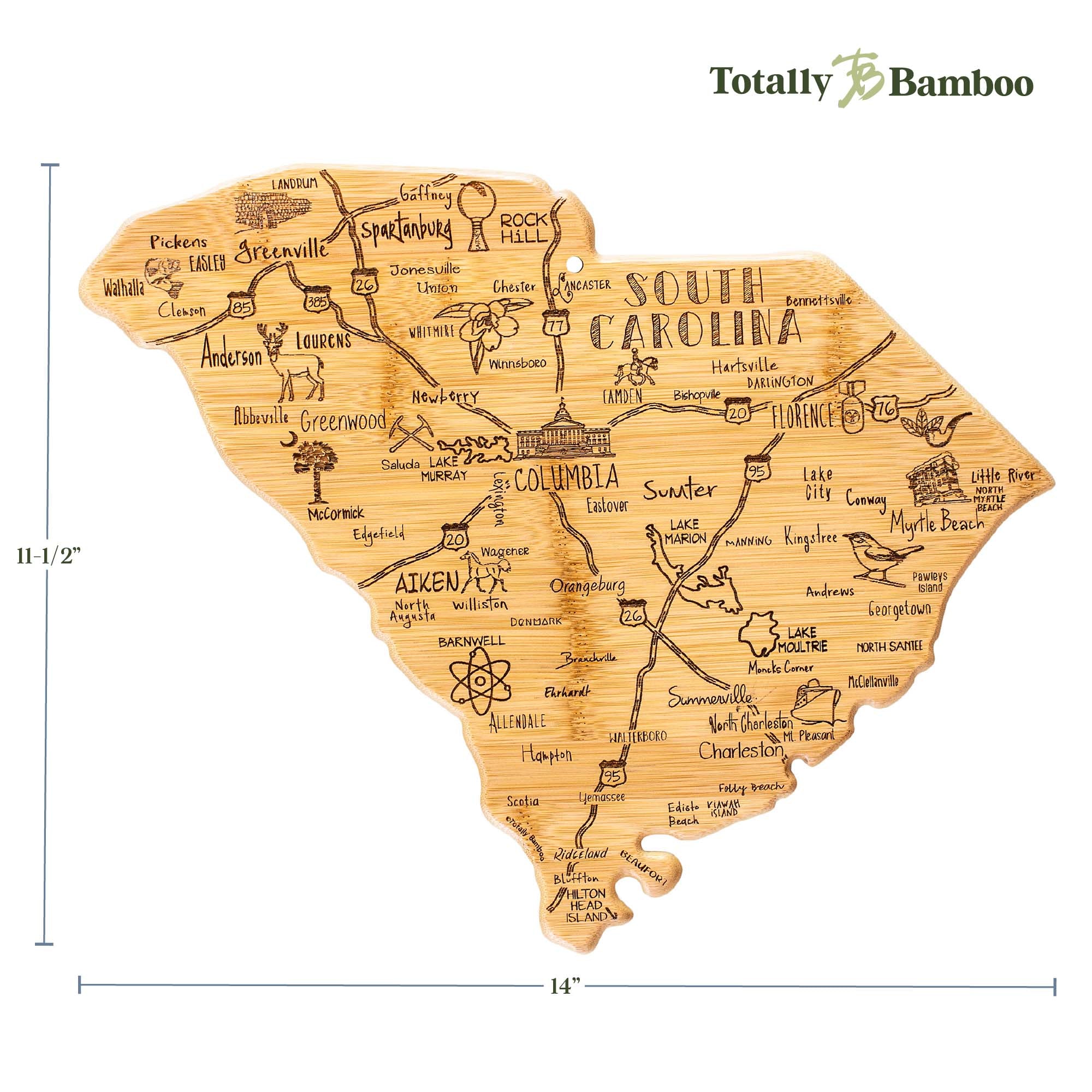 totally-bamboo-destination-south-carolina-cutting-board-14-x-11-1-2 image 8