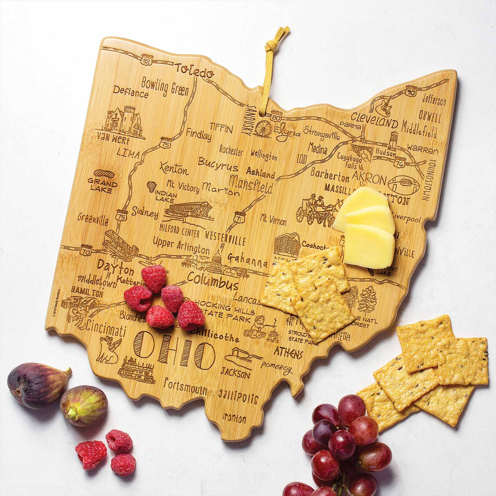 totally-bamboo-destination-ohio-cutting-board-12-x-13-1-2-bamboo-state-cutting-b image 2
