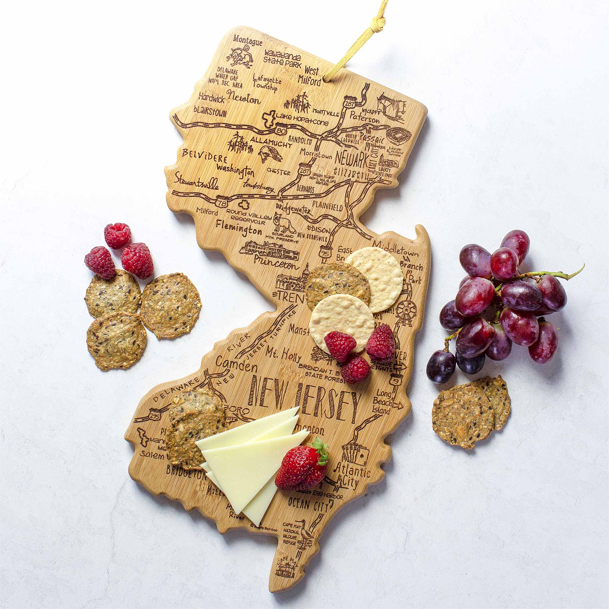 totally-bamboo-destination-new-jersey-cutting-board-state-shaped-bamboo-serving- image 2