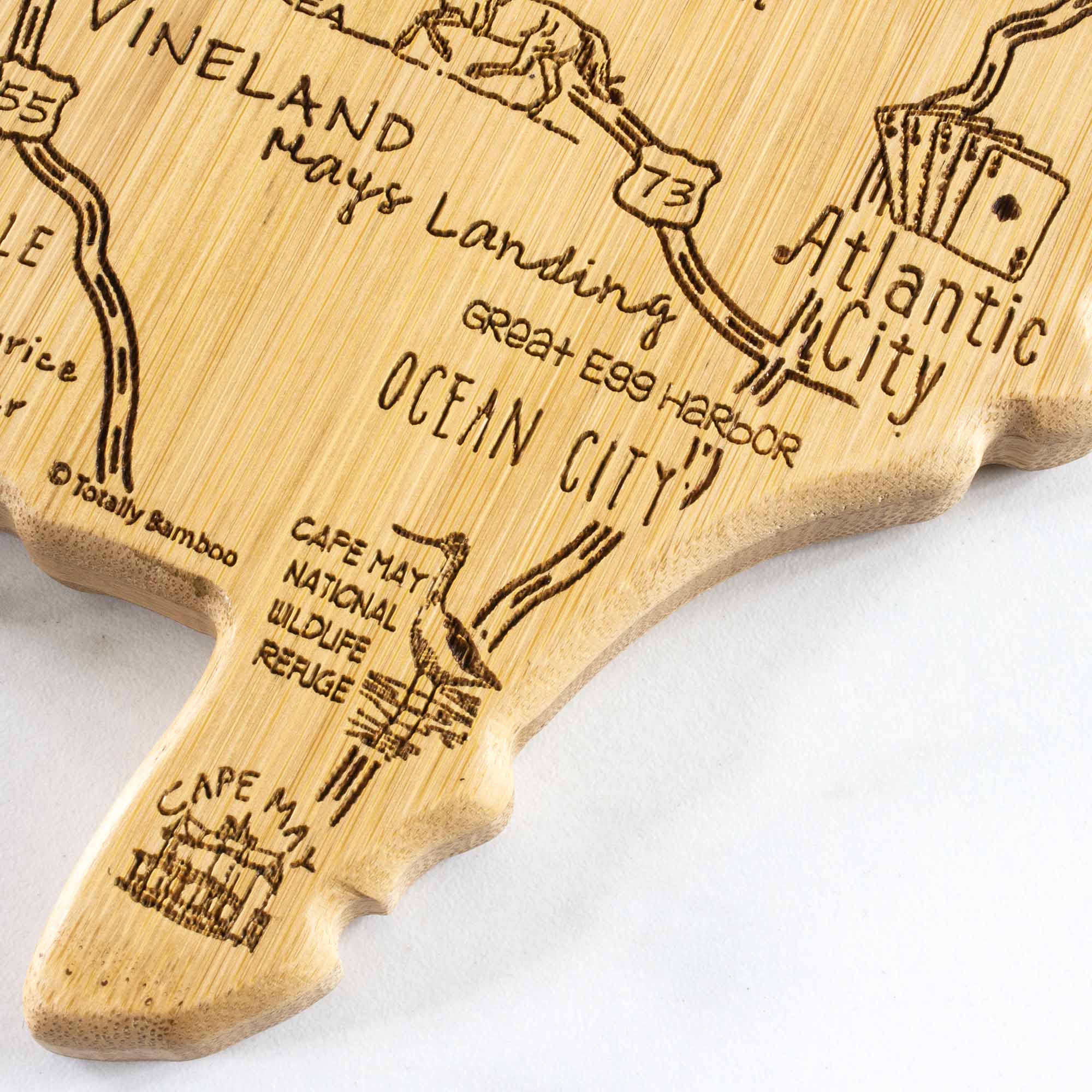 totally-bamboo-destination-new-jersey-cutting-board-state-shaped-bamboo-serving- image 6