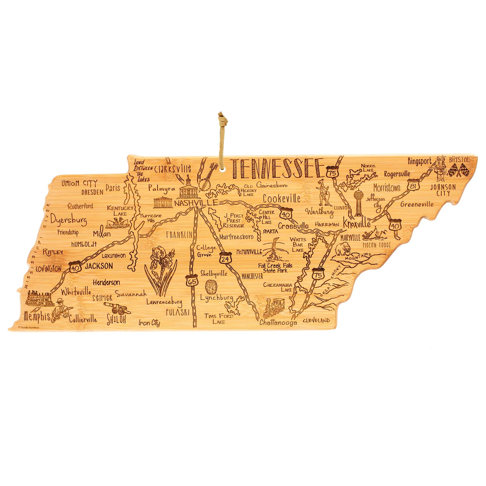 totally-bamboo-destination-tennessee-cutting-board-18-1-2-x-7 image 1