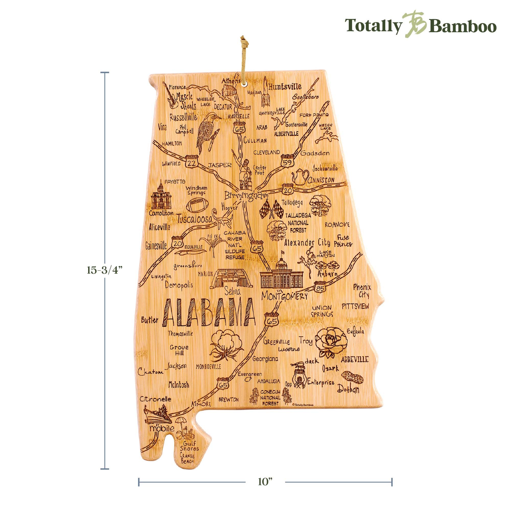 totally-bamboo-destination-alabama-cutting-board-state-shaped-with-engraved-citi image 8
