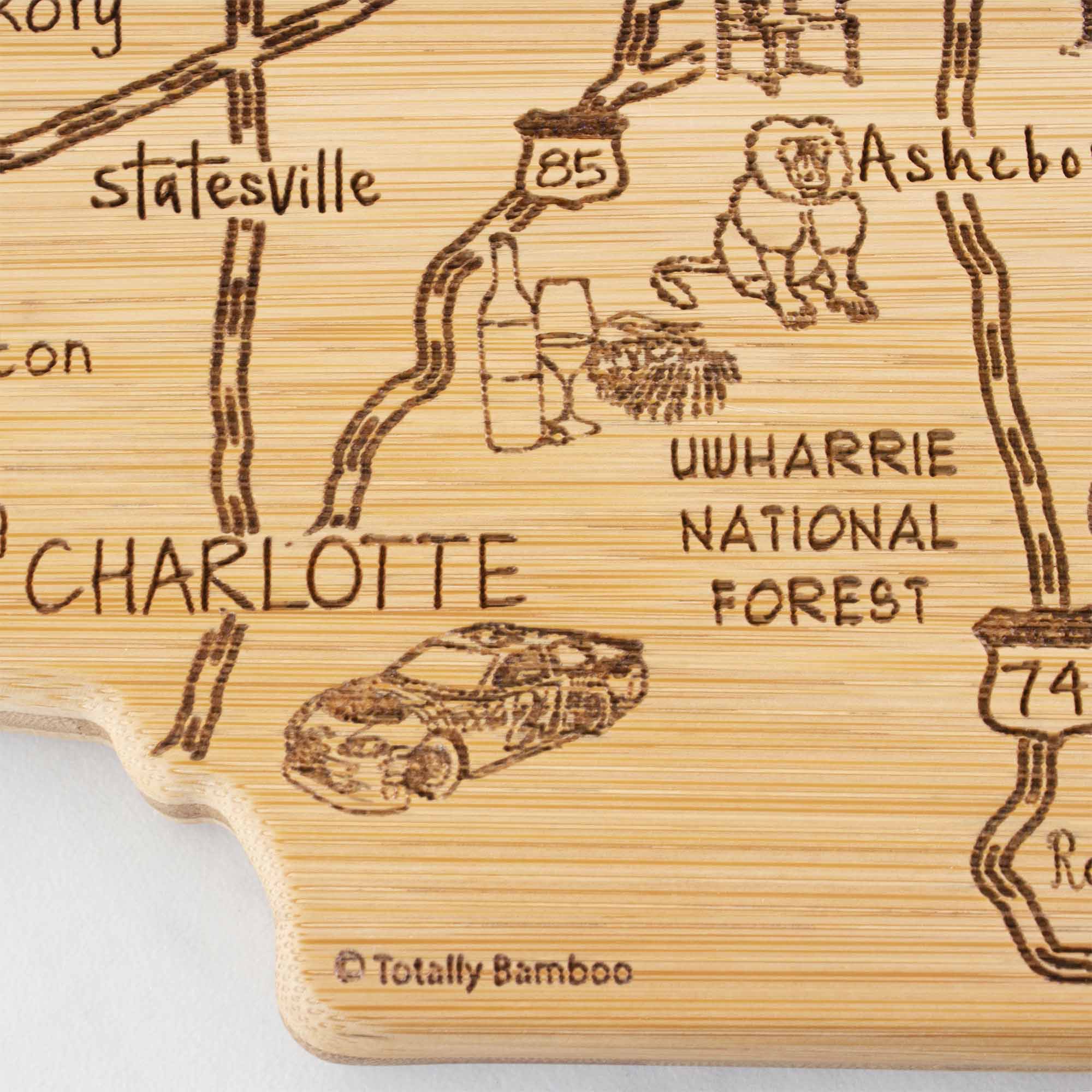 totally-bamboo-destination-north-carolina-cutting-board-18-x-8 image 7