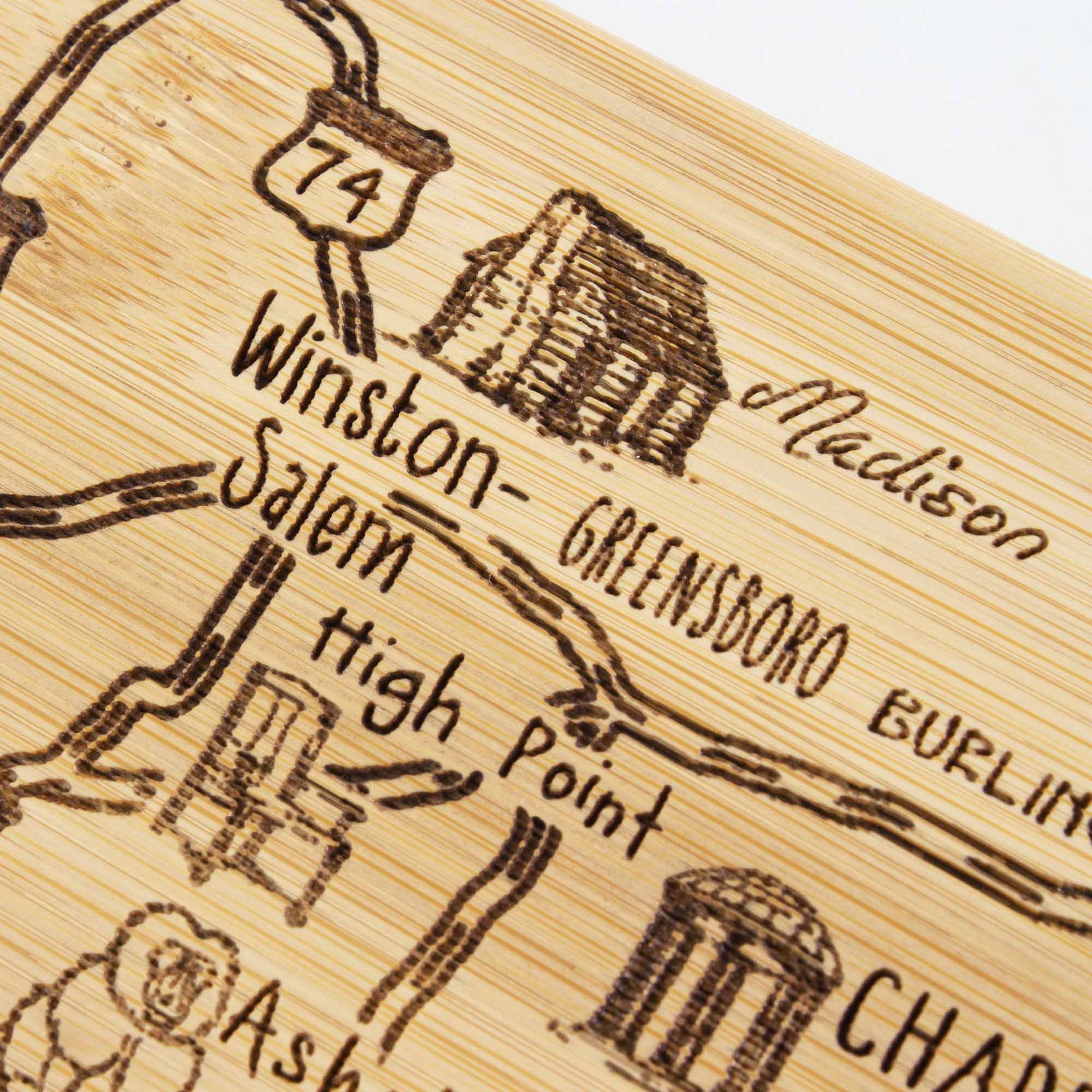 totally-bamboo-destination-north-carolina-cutting-board-18-x-8 image 6