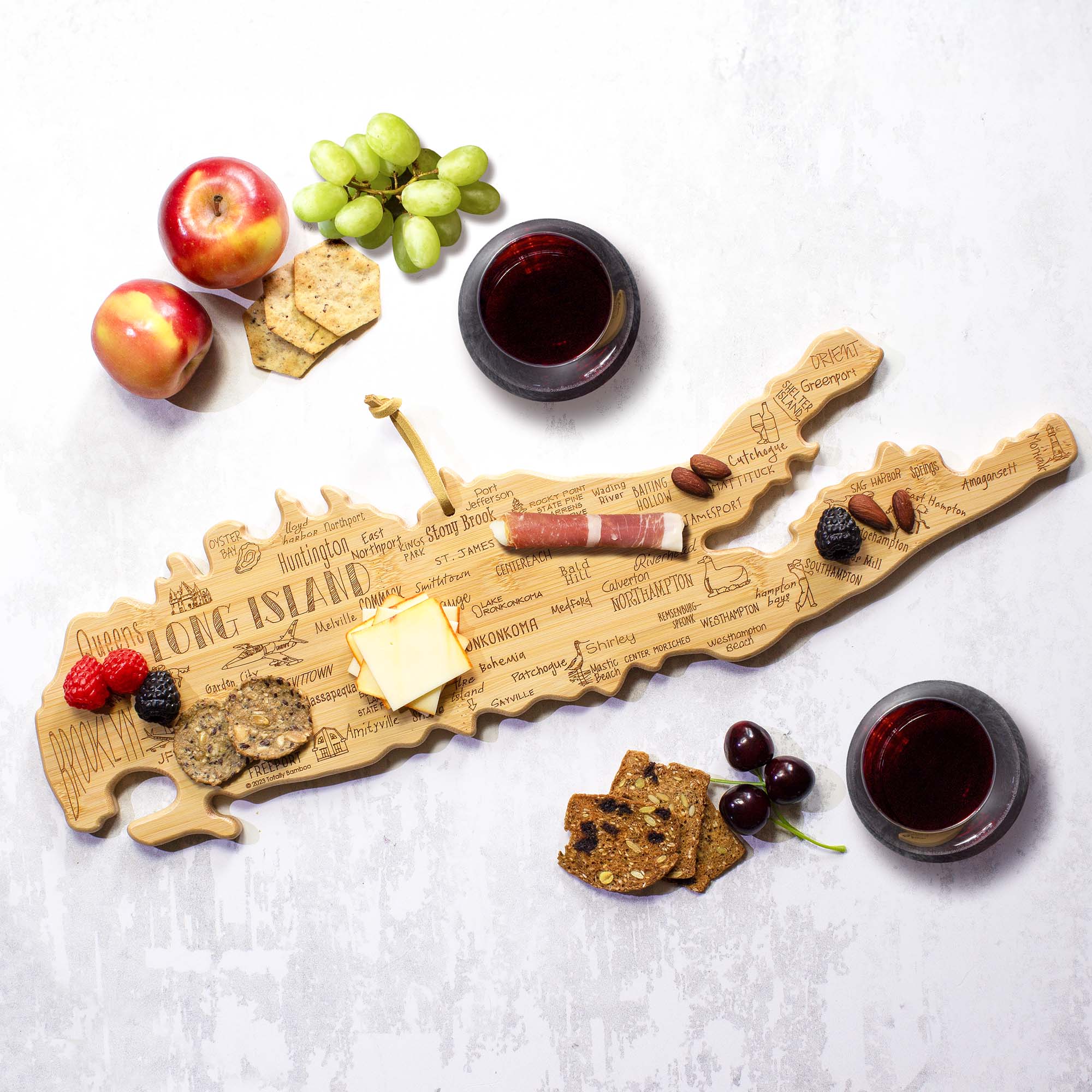 totally-bamboo-destination-long-island-cutting-board-22-x-6-1-2 image 2